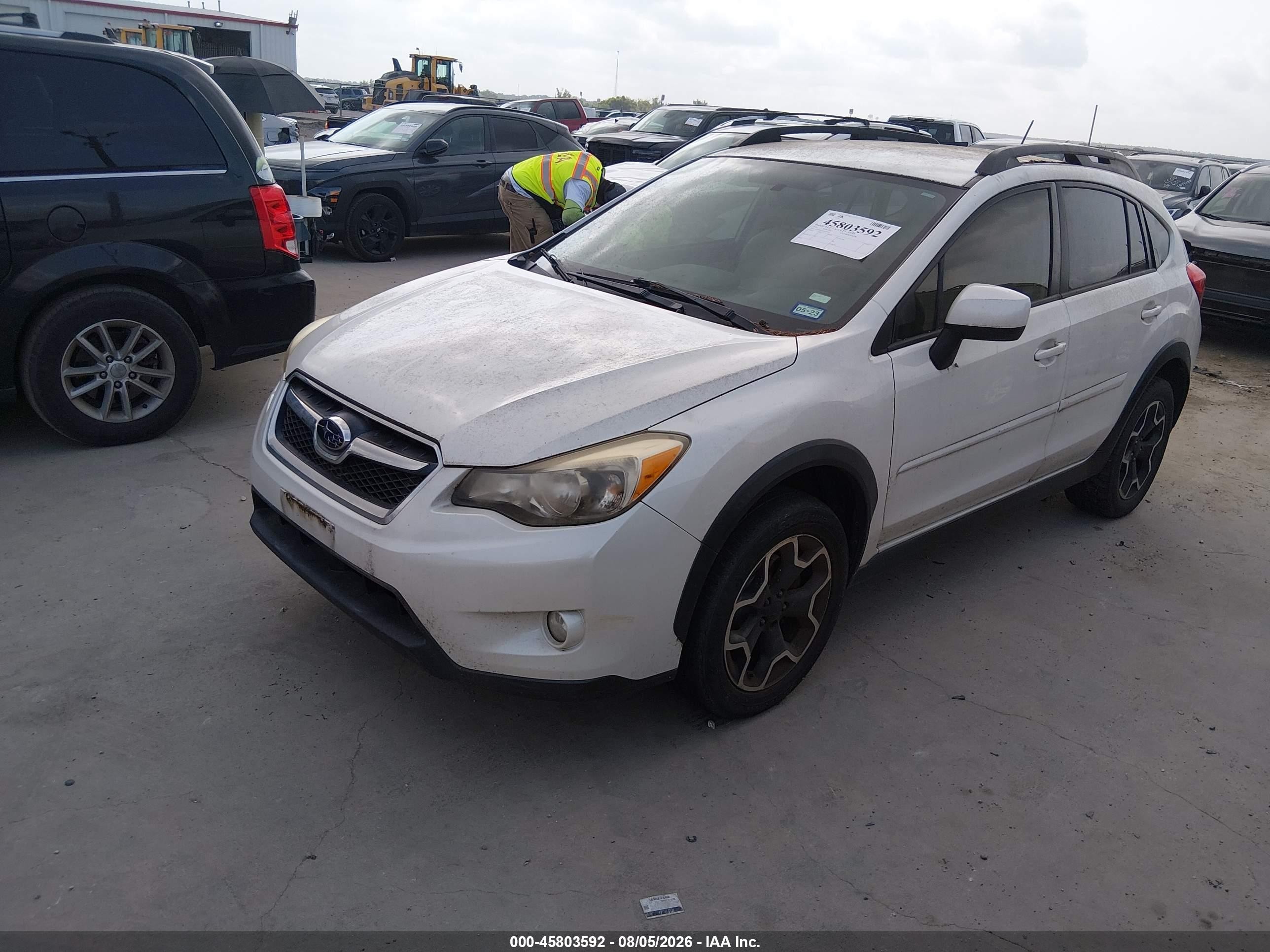2014 Subaru Xv Crosstrek 2.0i Limited White vin: JF2GPAGCXE8303541