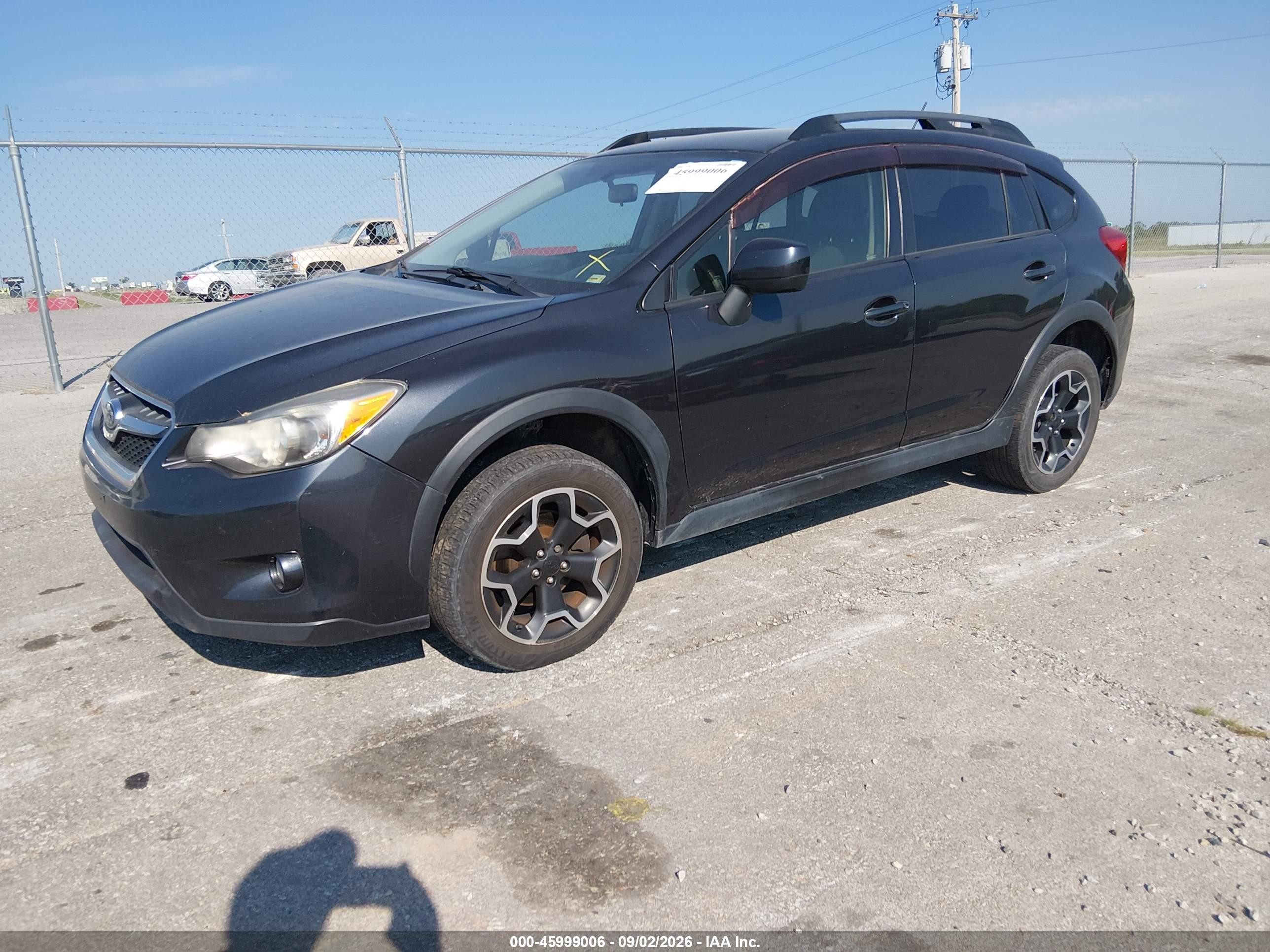 2014 Subaru Xv Crosstrek 2.0 Limited Black vin: JF2GPAGCXE8313177