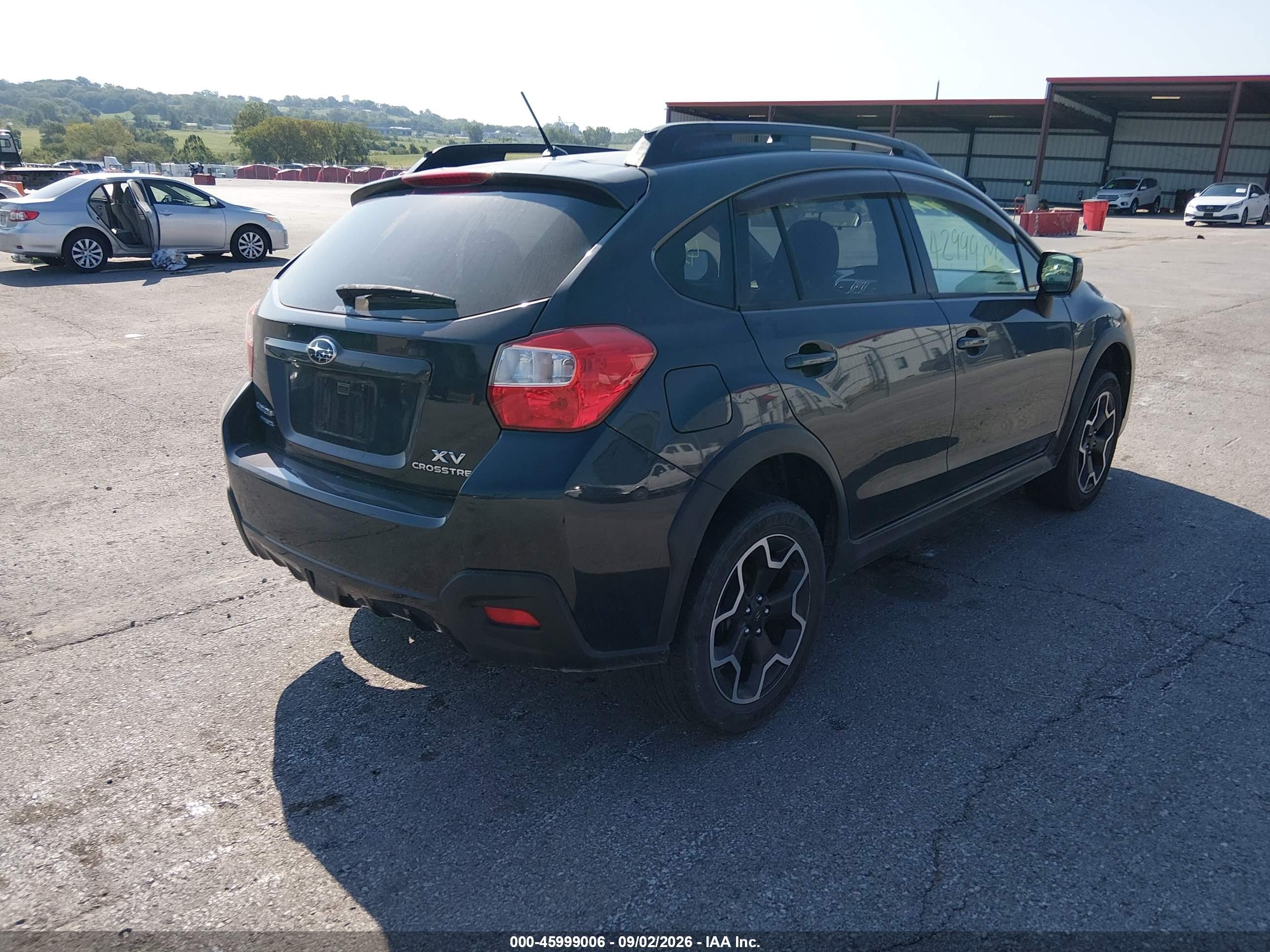2014 Subaru Xv Crosstrek 2.0 Limited Black vin: JF2GPAGCXE8313177