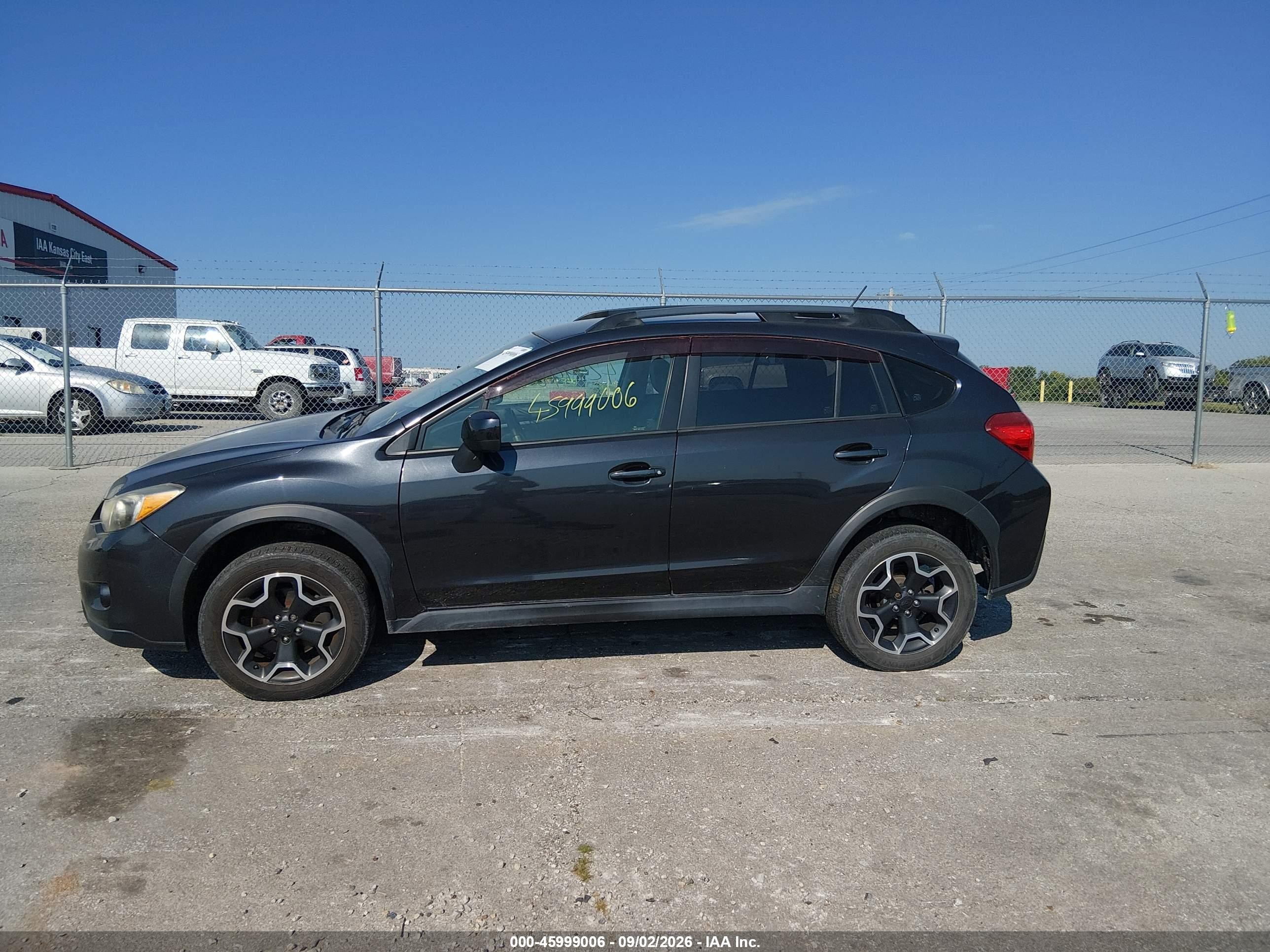 2014 Subaru Xv Crosstrek 2.0 Limited Black vin: JF2GPAGCXE8313177
