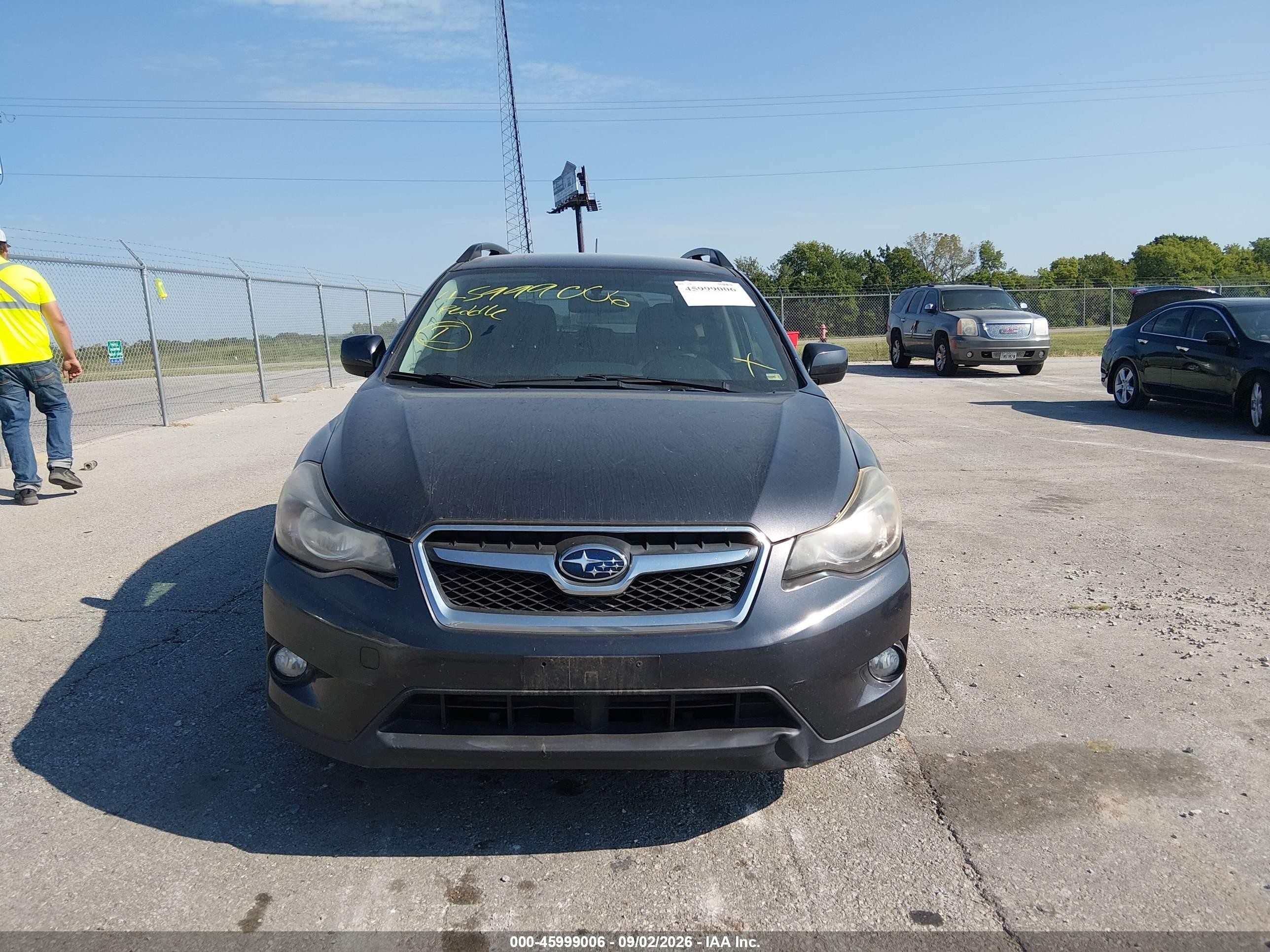 2014 Subaru Xv Crosstrek 2.0 Limited Black vin: JF2GPAGCXE8313177