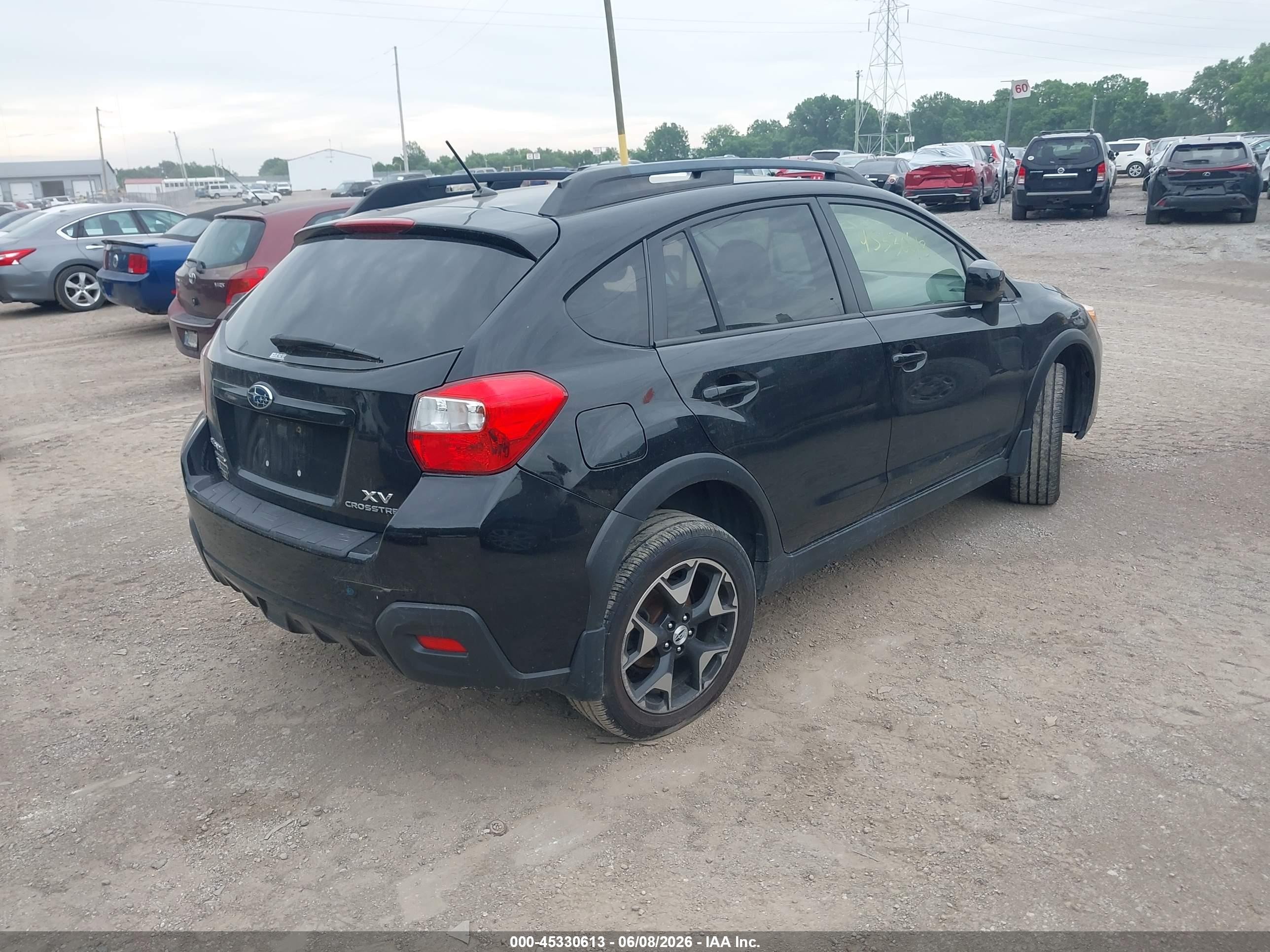 2014 Subaru Xv Crosstrek 2.0i Limited Black vin: JF2GPAGCXE8318699