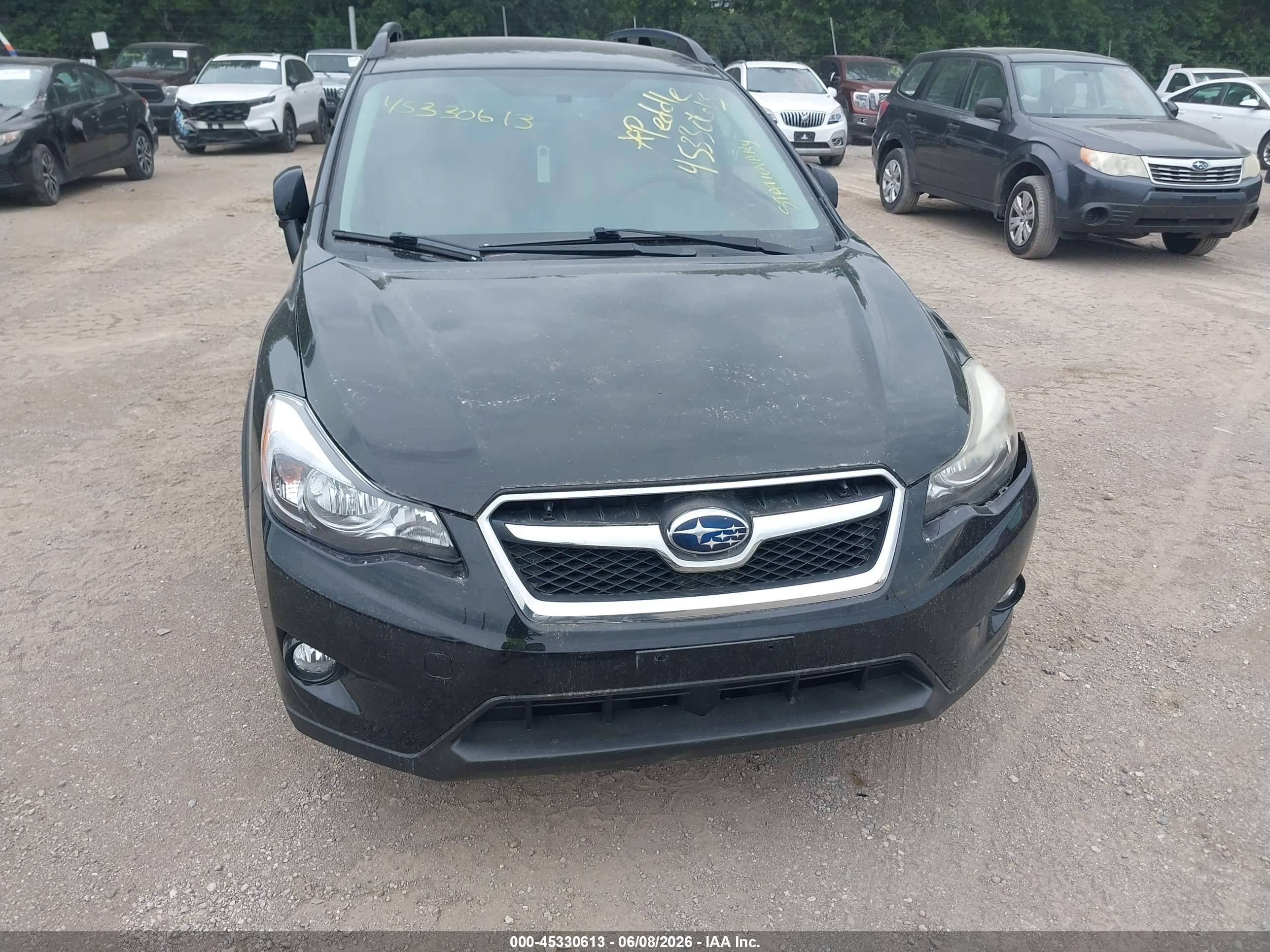2014 Subaru Xv Crosstrek 2.0i Limited Black vin: JF2GPAGCXE8318699