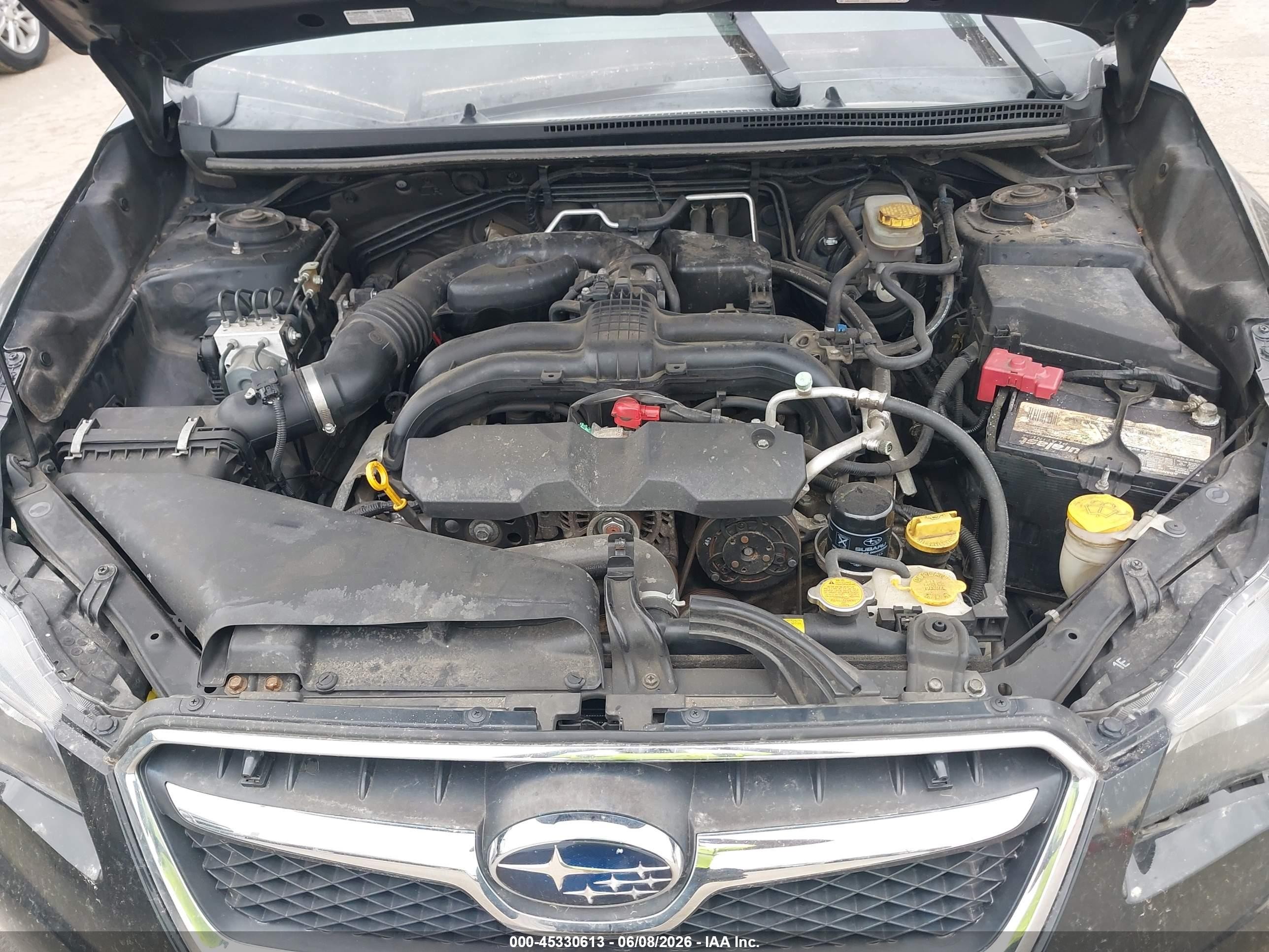 2014 Subaru Xv Crosstrek 2.0i Limited Black vin: JF2GPAGCXE8318699