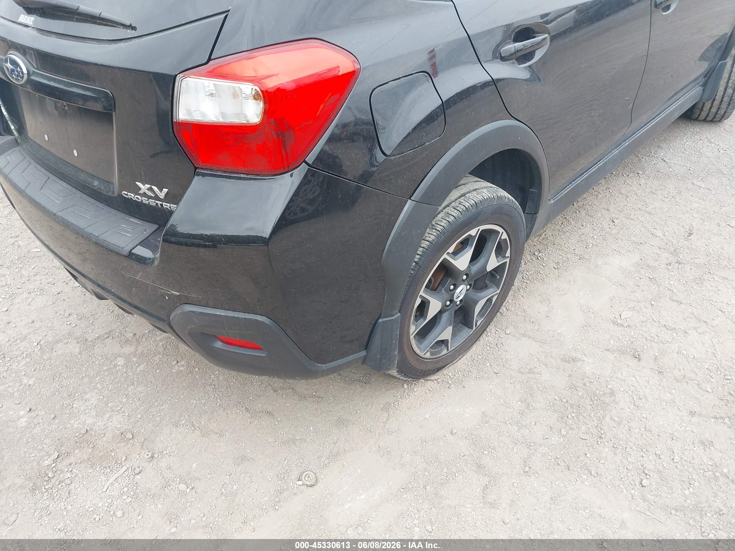2014 Subaru Xv Crosstrek 2.0i Limited Black vin: JF2GPAGCXE8318699