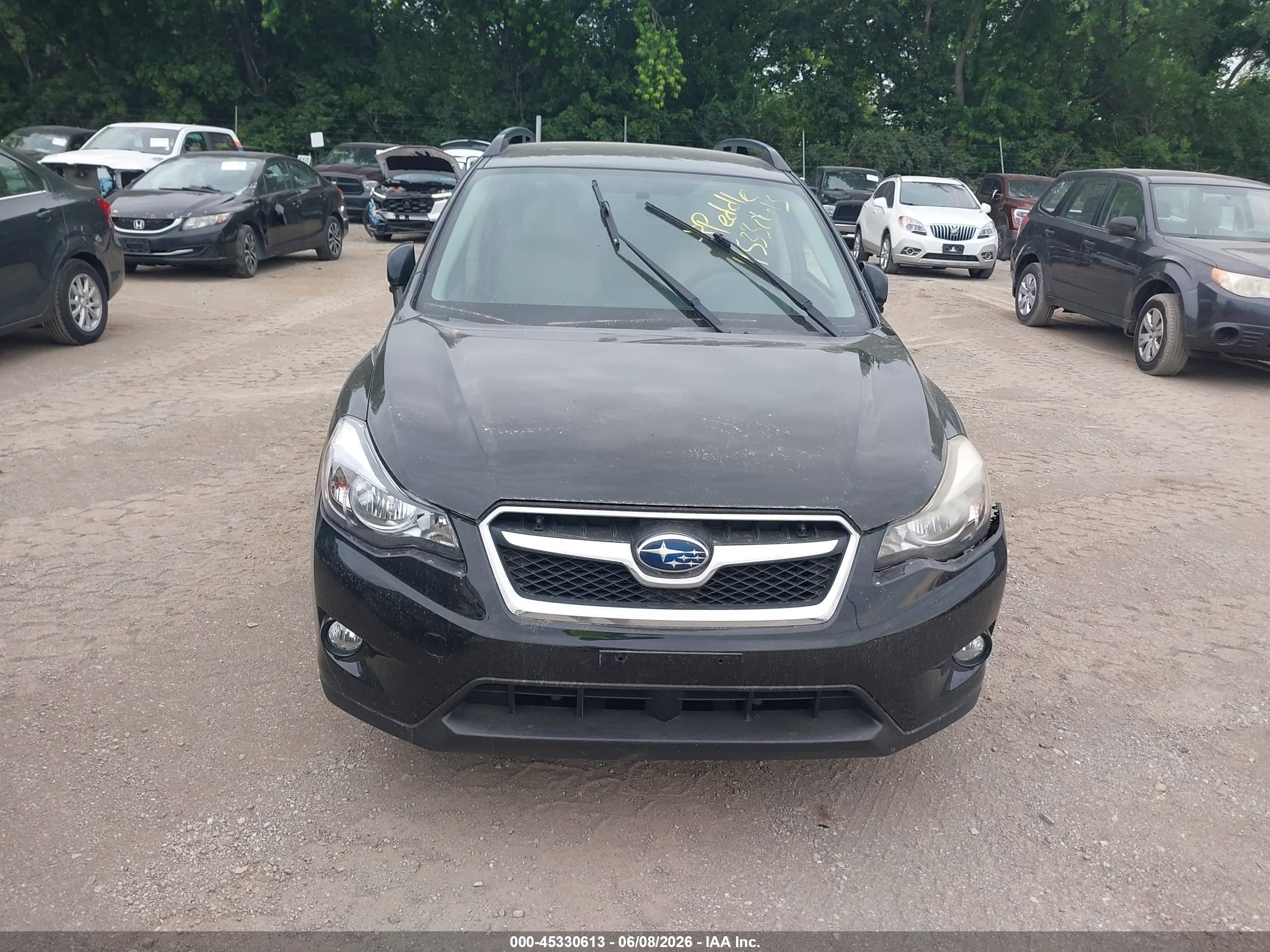 2014 Subaru Xv Crosstrek 2.0i Limited Black vin: JF2GPAGCXE8318699