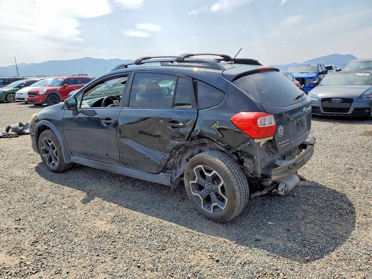 2014 Subaru Xv Crosstrek 2.0 Limited Black vin: JF2GPAGCXEH338239