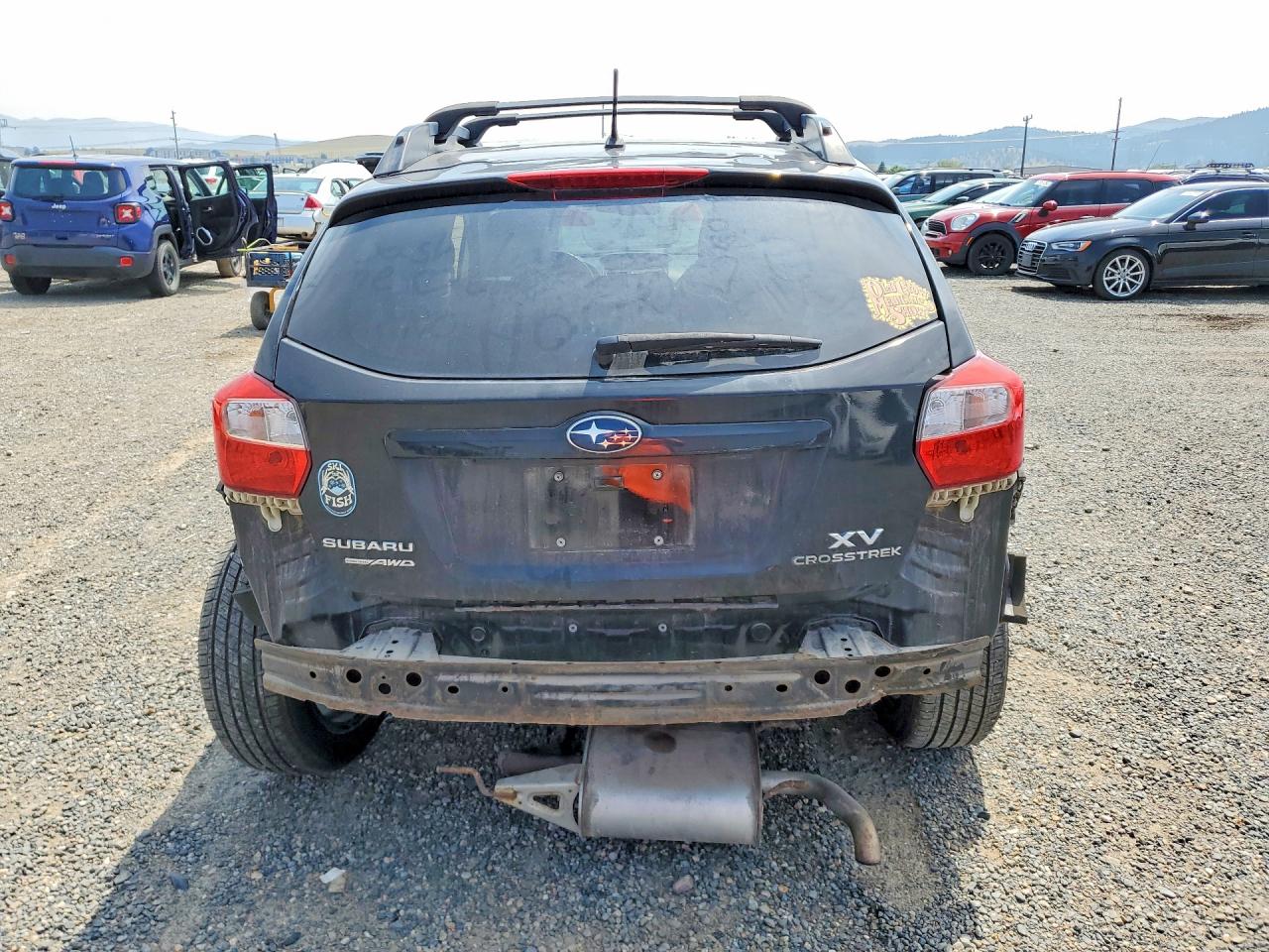 2014 Subaru Xv Crosstrek 2.0 Limited Black vin: JF2GPAGCXEH338239
