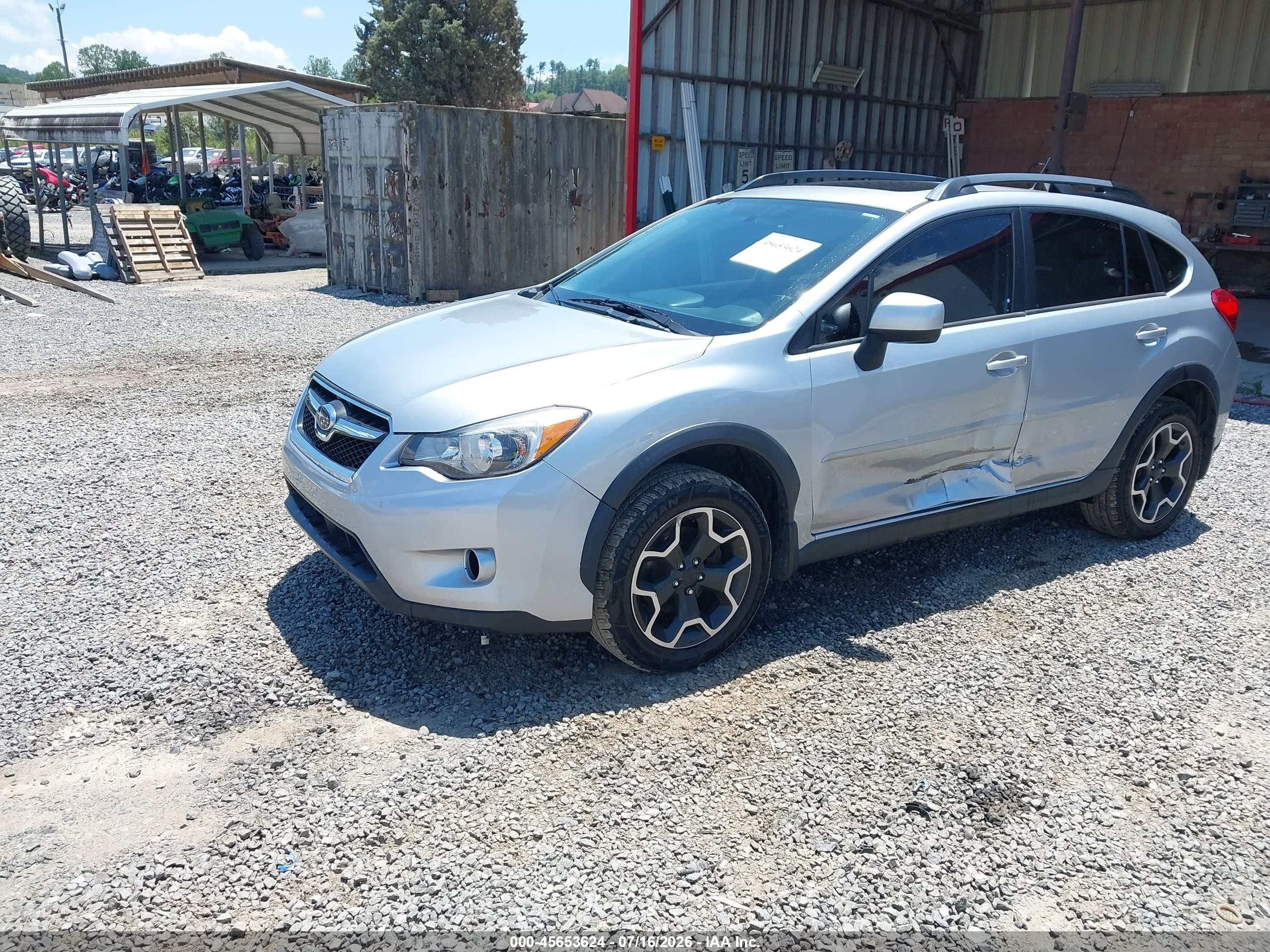 2013 Subaru Xv Crosstrek 2.0i Limited Silver vin: JF2GPAKC0D2873198