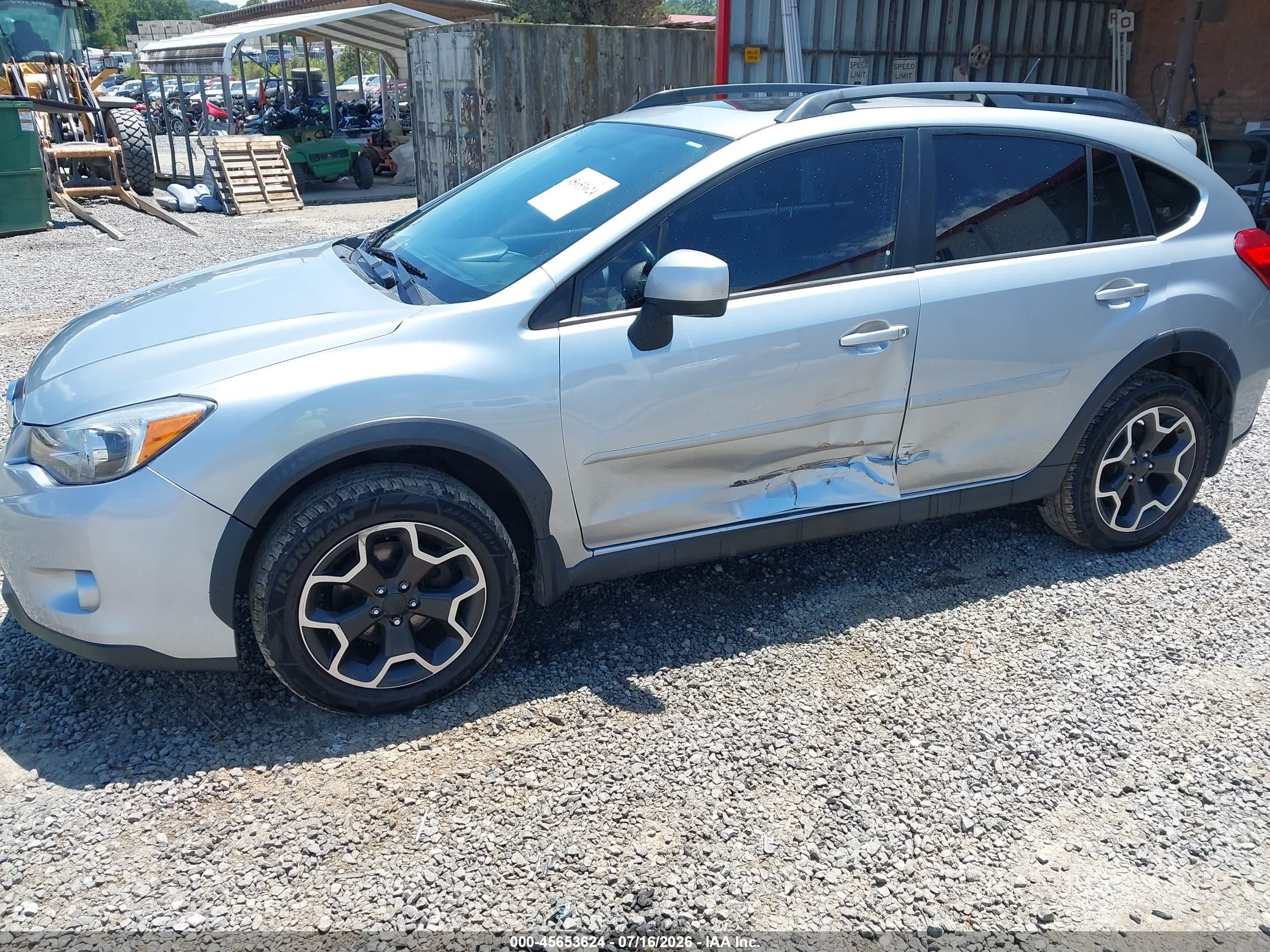 2013 Subaru Xv Crosstrek 2.0i Limited Silver vin: JF2GPAKC0D2873198