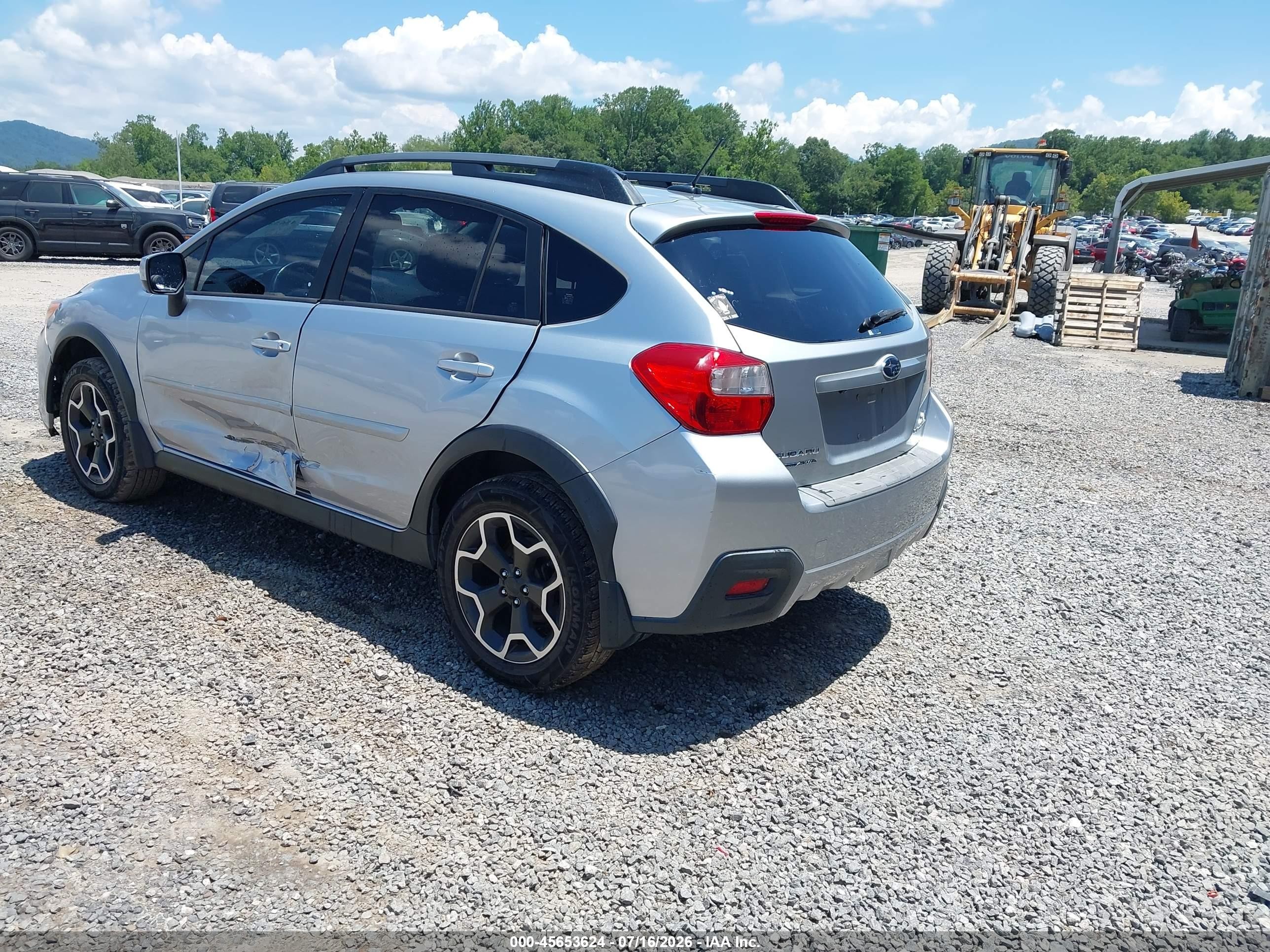 2013 Subaru Xv Crosstrek 2.0i Limited Silver vin: JF2GPAKC0D2873198
