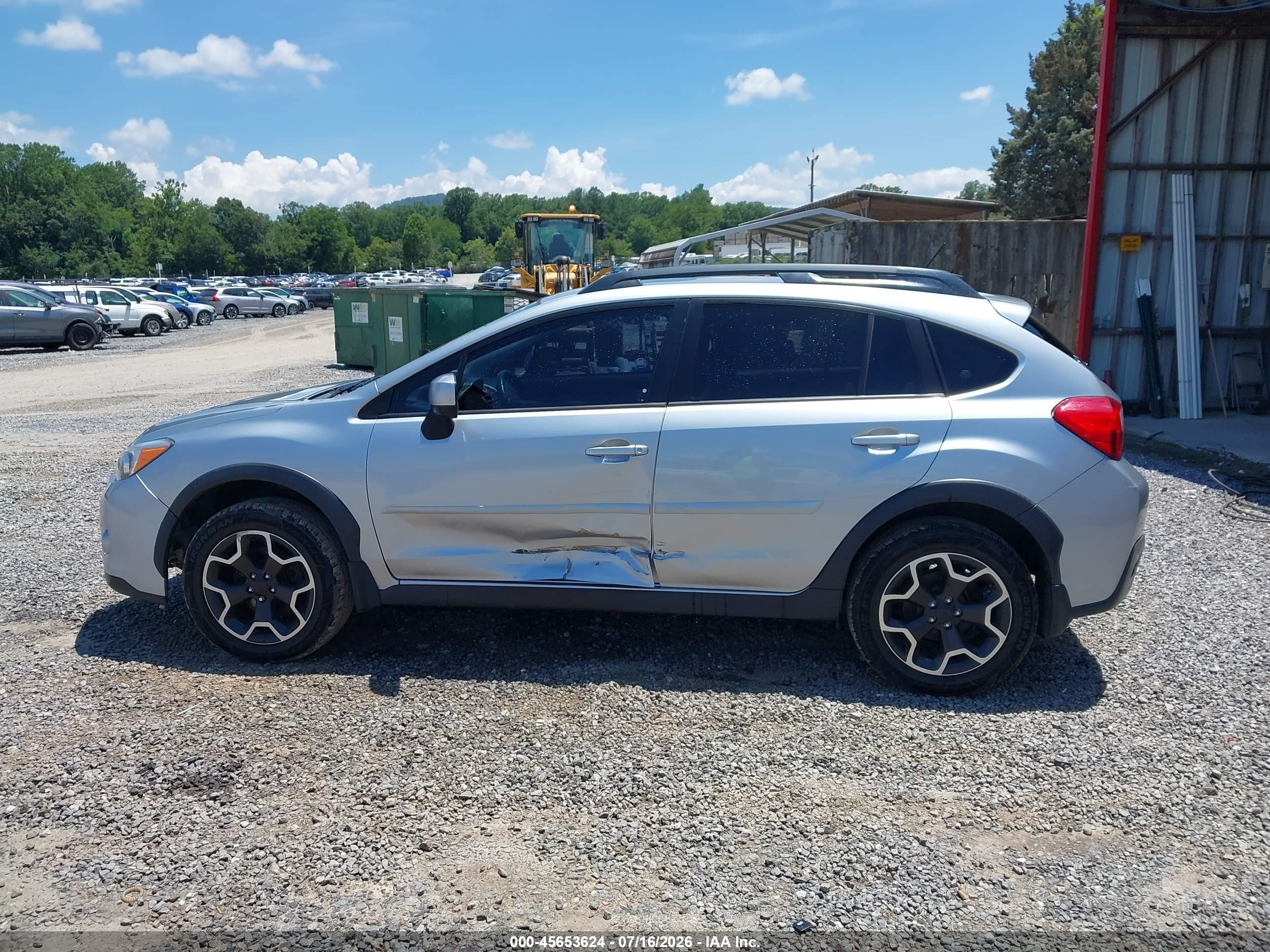 2013 Subaru Xv Crosstrek 2.0i Limited Silver vin: JF2GPAKC0D2873198