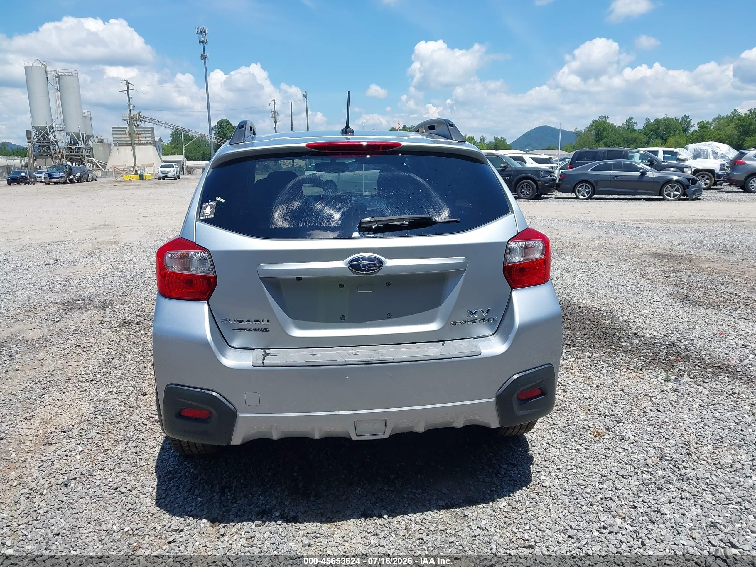 2013 Subaru Xv Crosstrek 2.0i Limited Silver vin: JF2GPAKC0D2873198