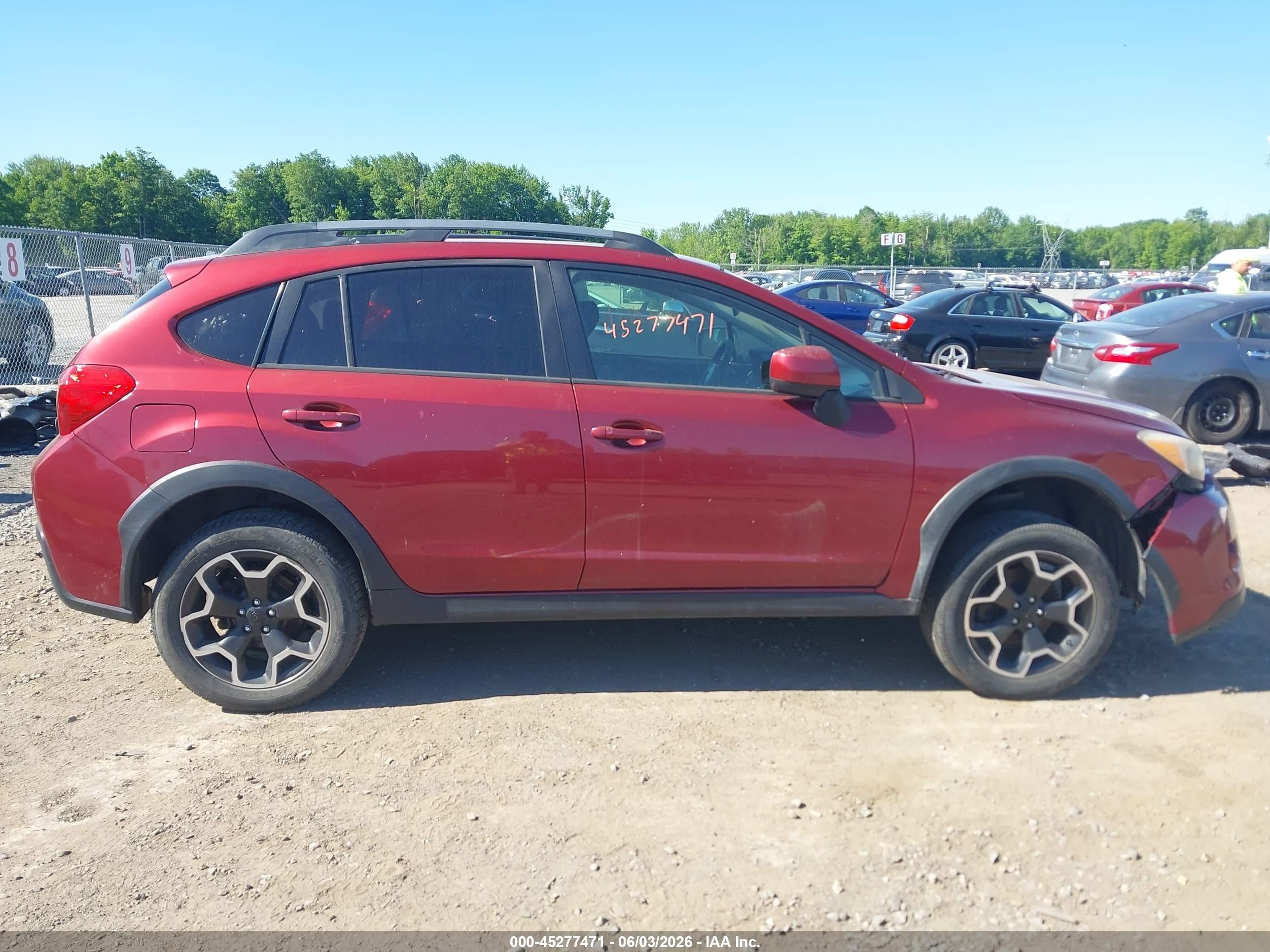 2013 Subaru Xv Crosstrek 2.0i Limited Red vin: JF2GPAKC0DH210310