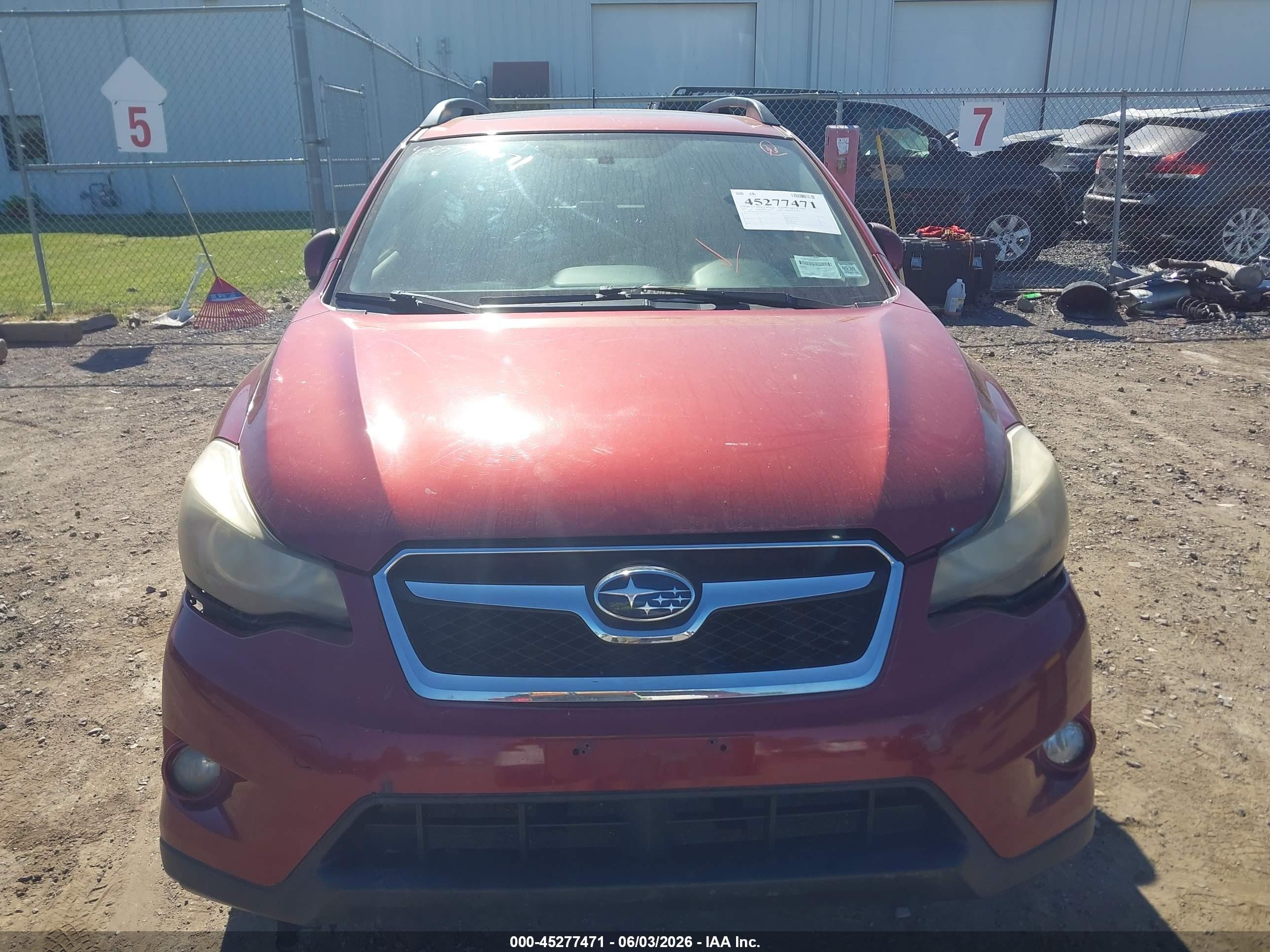 2013 Subaru Xv Crosstrek 2.0i Limited Red vin: JF2GPAKC0DH210310