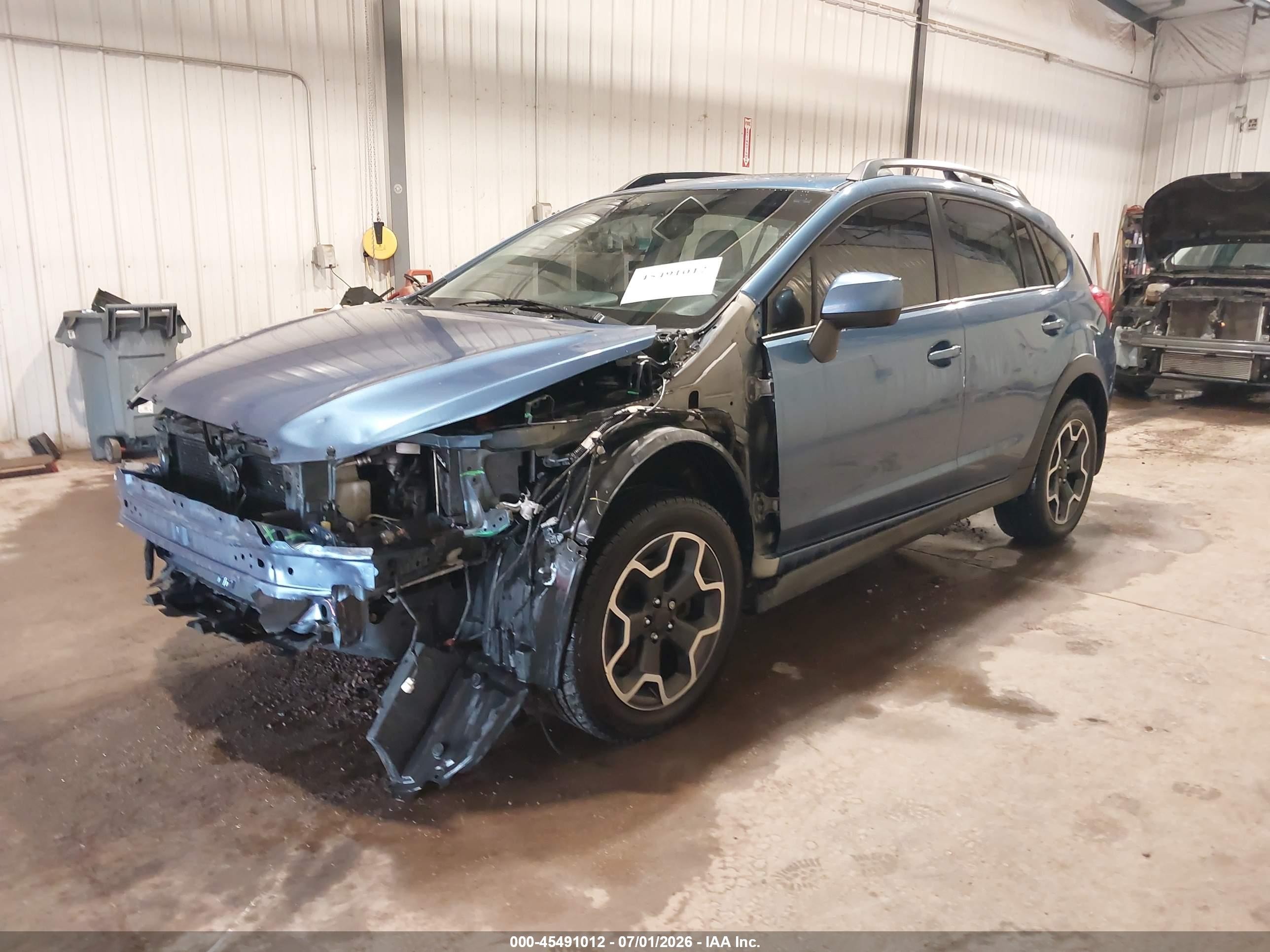 2014 Subaru Xv Crosstrek 2.0i Limited Blue vin: JF2GPAKC0E8265504