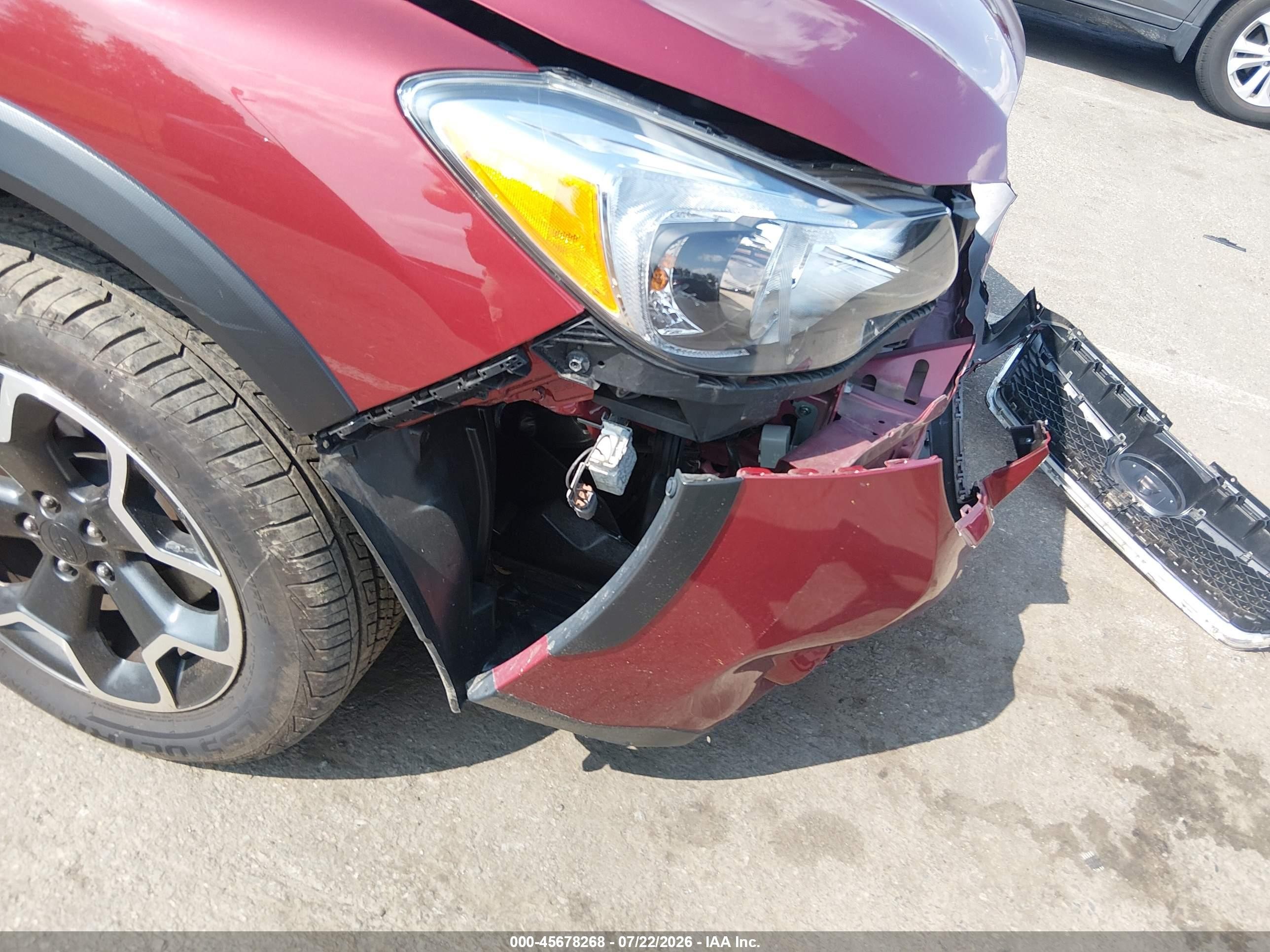 2014 Subaru Xv Crosstrek 2.0i Limited Красный vin: JF2GPAKC0E8284800