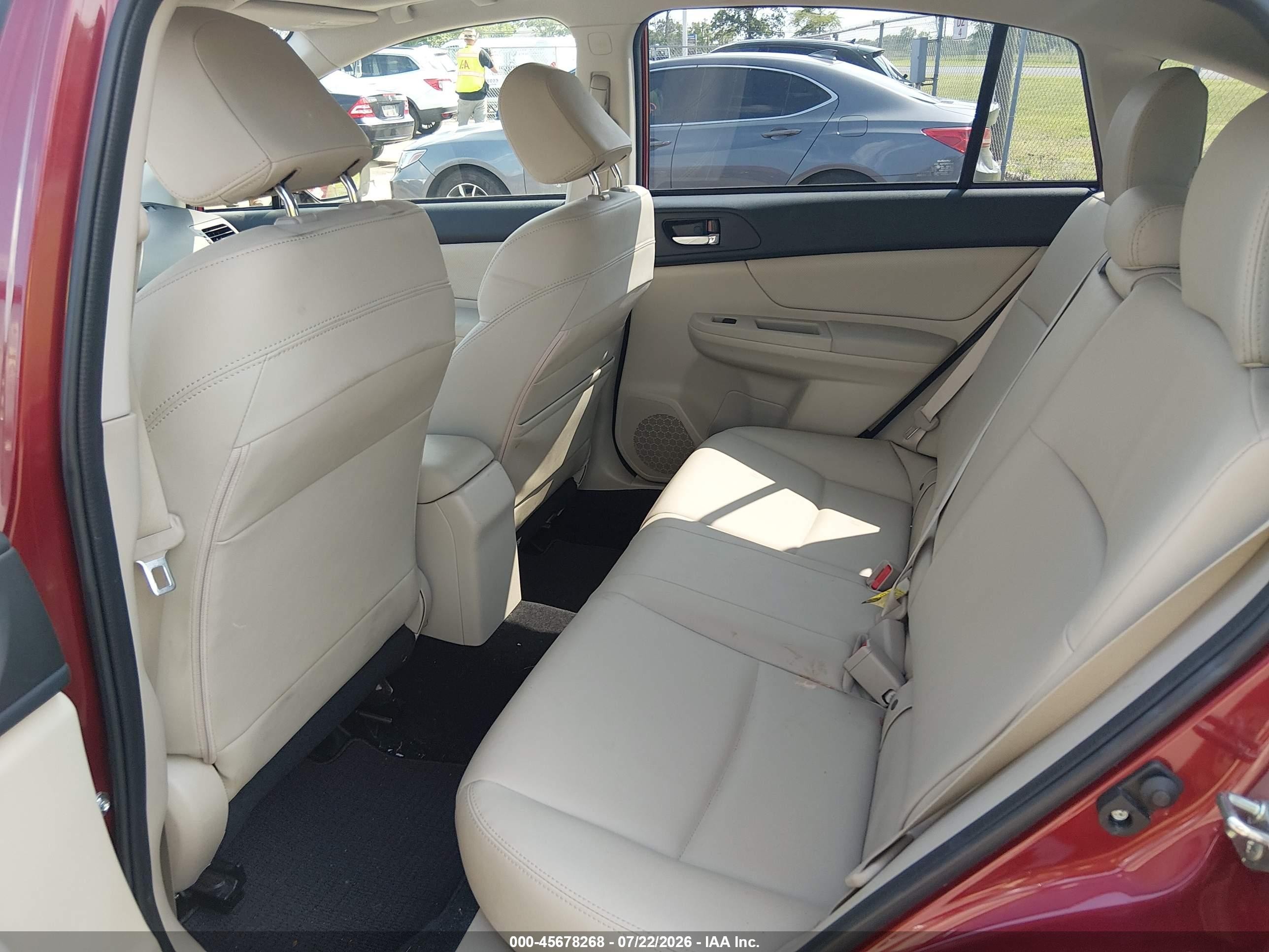 2014 Subaru Xv Crosstrek 2.0i Limited Красный vin: JF2GPAKC0E8284800