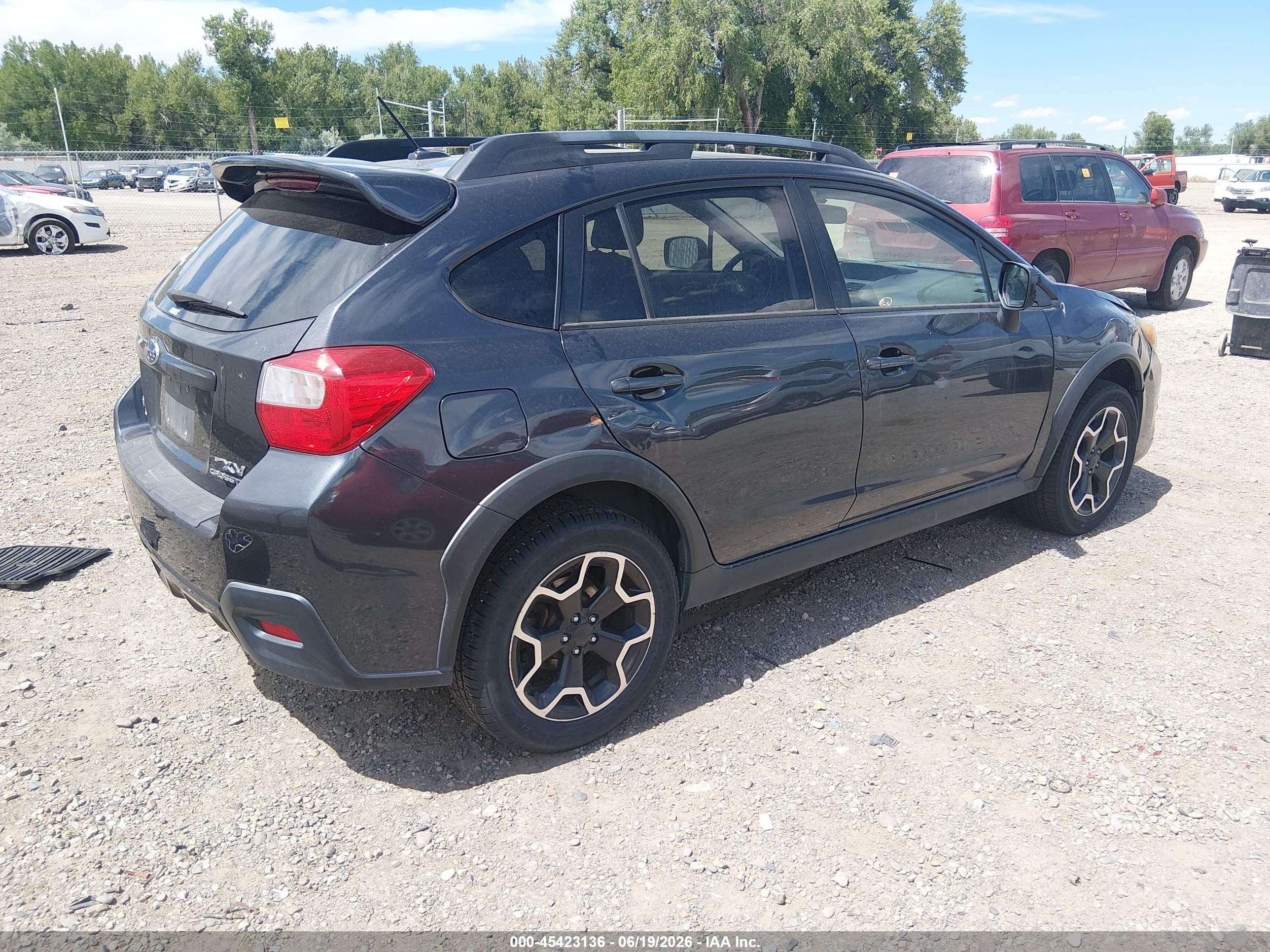 2013 Subaru Xv Crosstrek 2.0i Limited Gray vin: JF2GPAKC1D2828691
