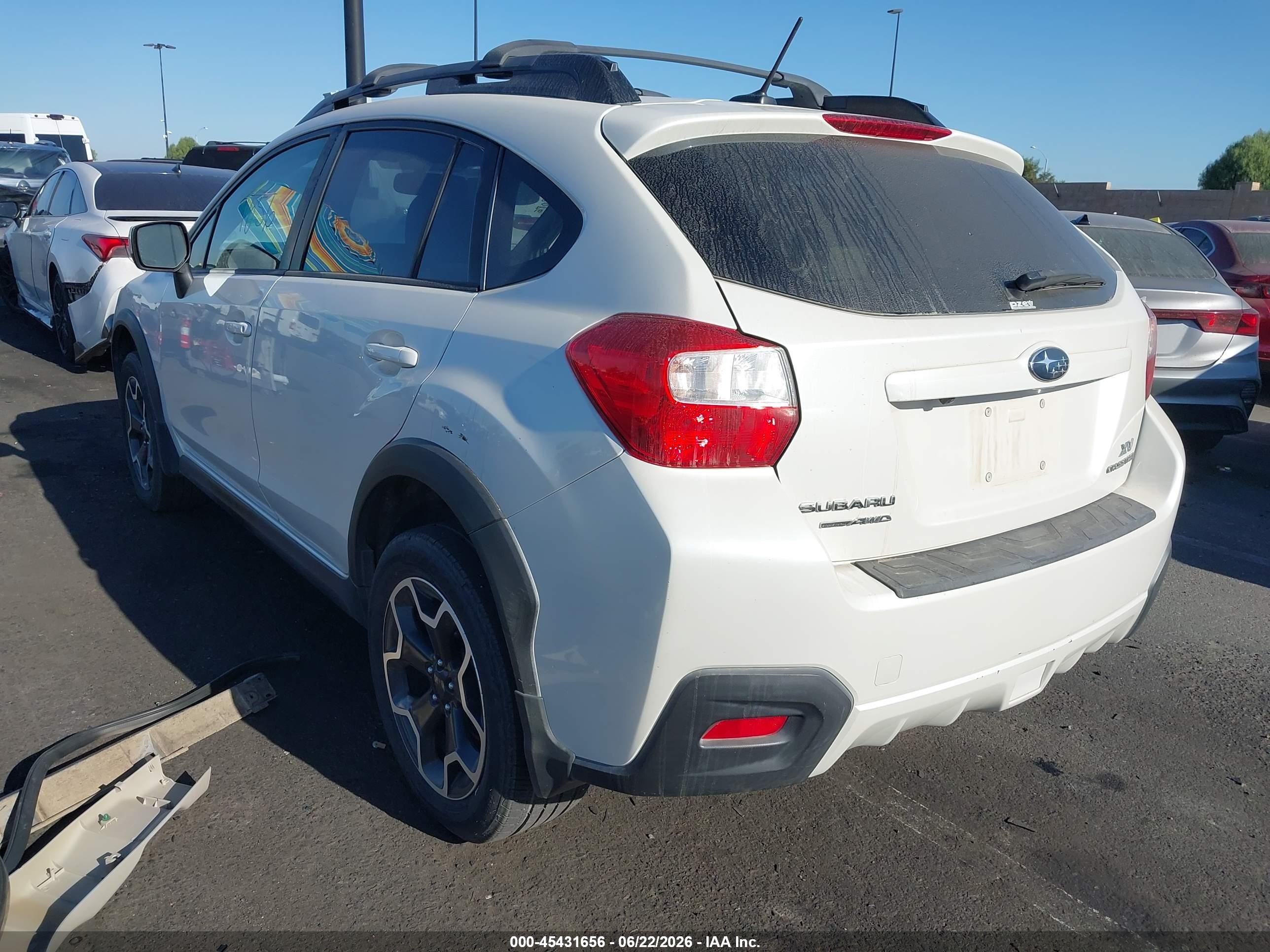 2013 Subaru Xv Crosstrek 2.0i Limited White vin: JF2GPAKC1D2858905