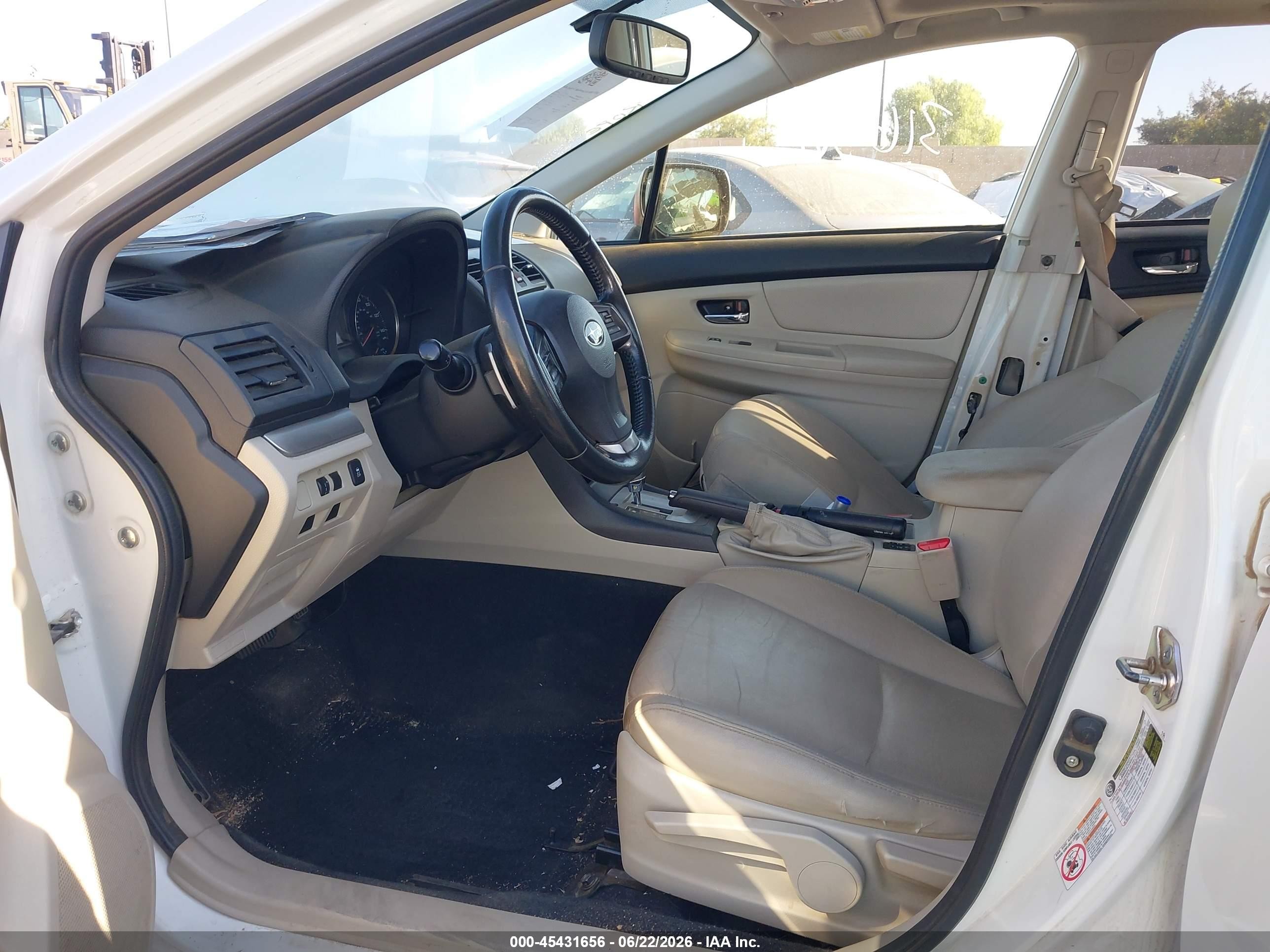 2013 Subaru Xv Crosstrek 2.0i Limited White vin: JF2GPAKC1D2858905