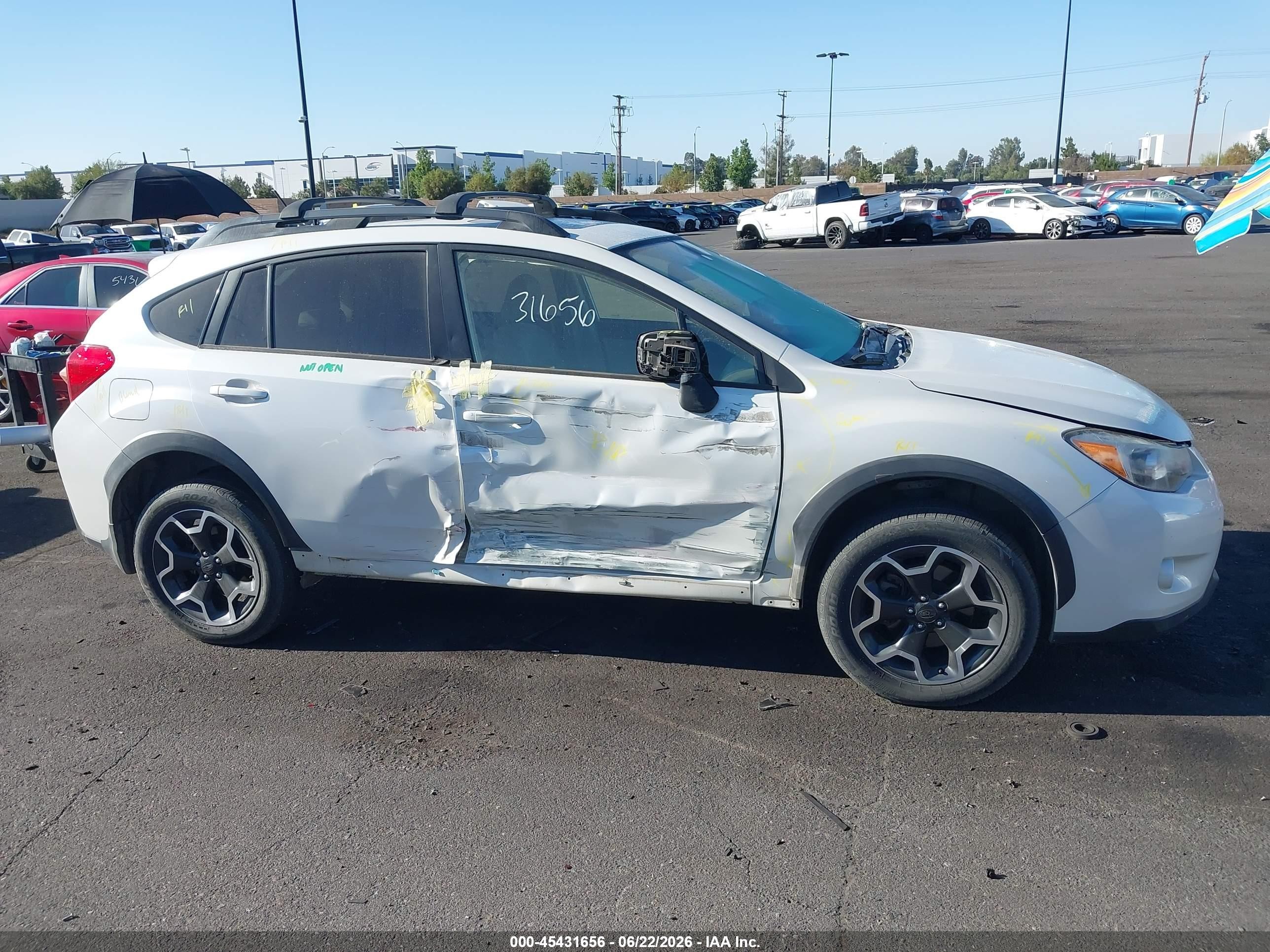 2013 Subaru Xv Crosstrek 2.0i Limited White vin: JF2GPAKC1D2858905