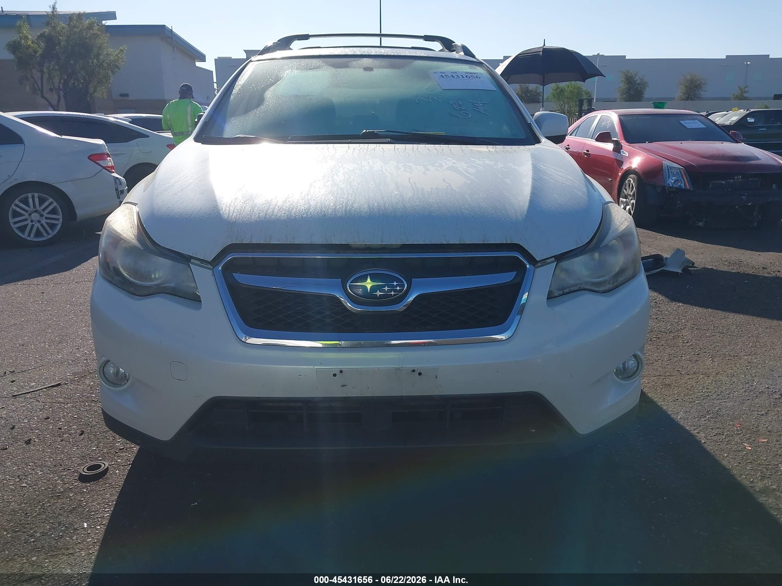 2013 Subaru Xv Crosstrek 2.0i Limited White vin: JF2GPAKC1D2858905