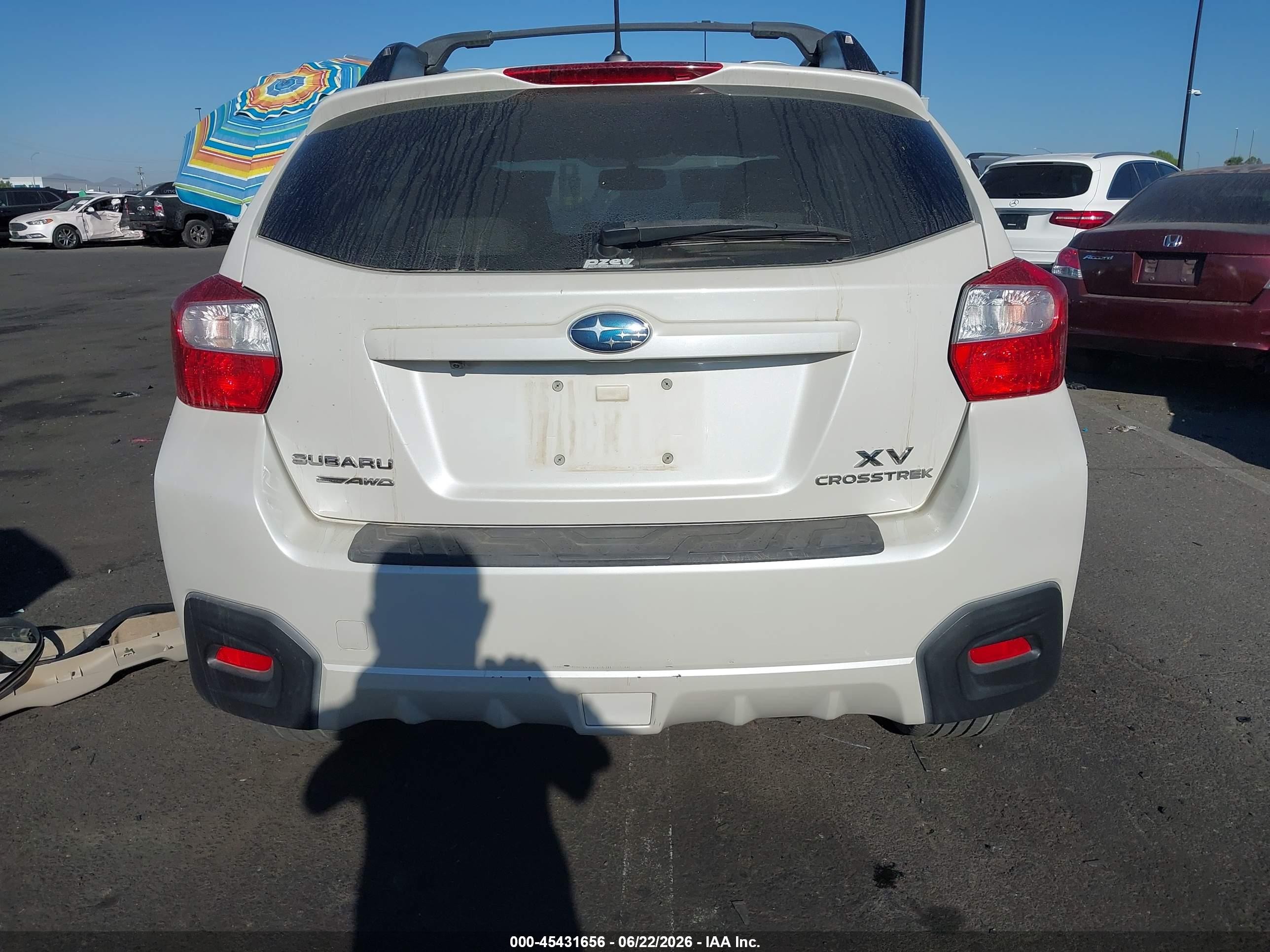 2013 Subaru Xv Crosstrek 2.0i Limited White vin: JF2GPAKC1D2858905