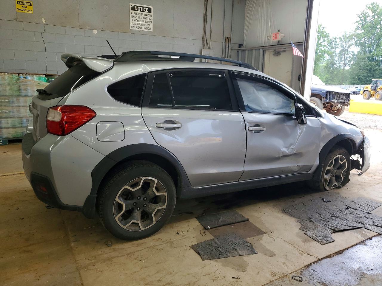 2014 Subaru Xv Crosstrek 2.0 Limited Silver vin: JF2GPAKC1E8249165