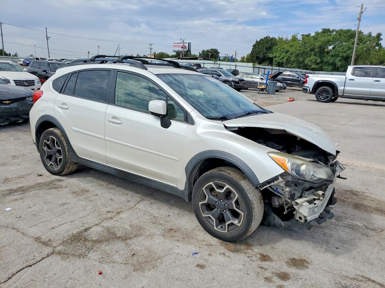 2014 Subaru Xv Crosstrek 2.0 Limited White vin: JF2GPAKC1EH341540