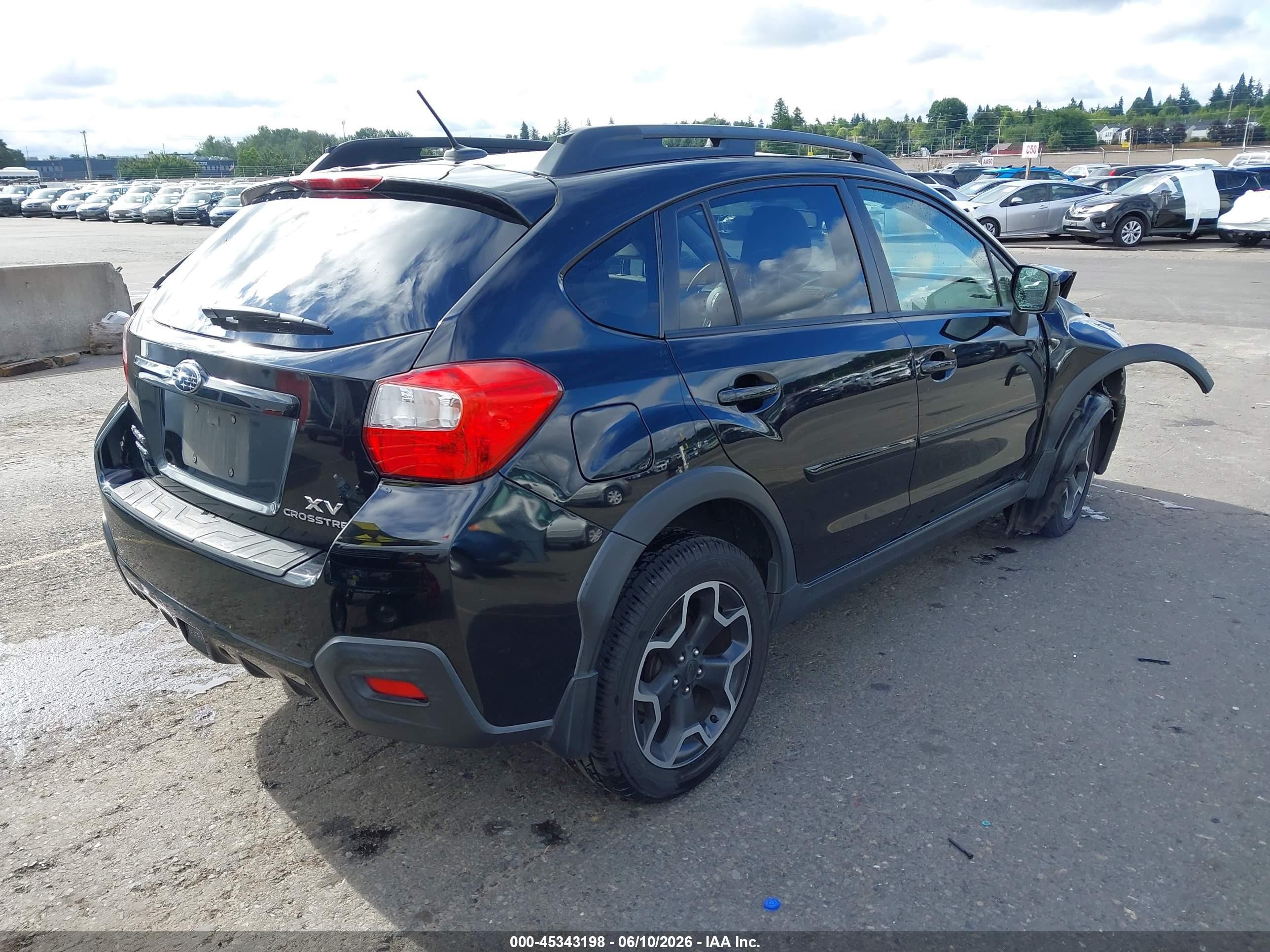 2013 Subaru Xv Crosstrek 2.0i Limited Black vin: JF2GPAKC2D2821751