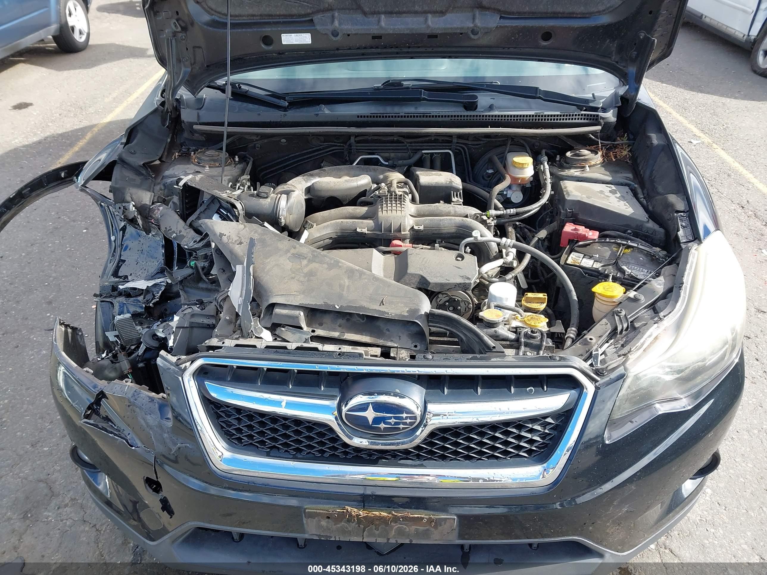 2013 Subaru Xv Crosstrek 2.0i Limited Black vin: JF2GPAKC2D2821751