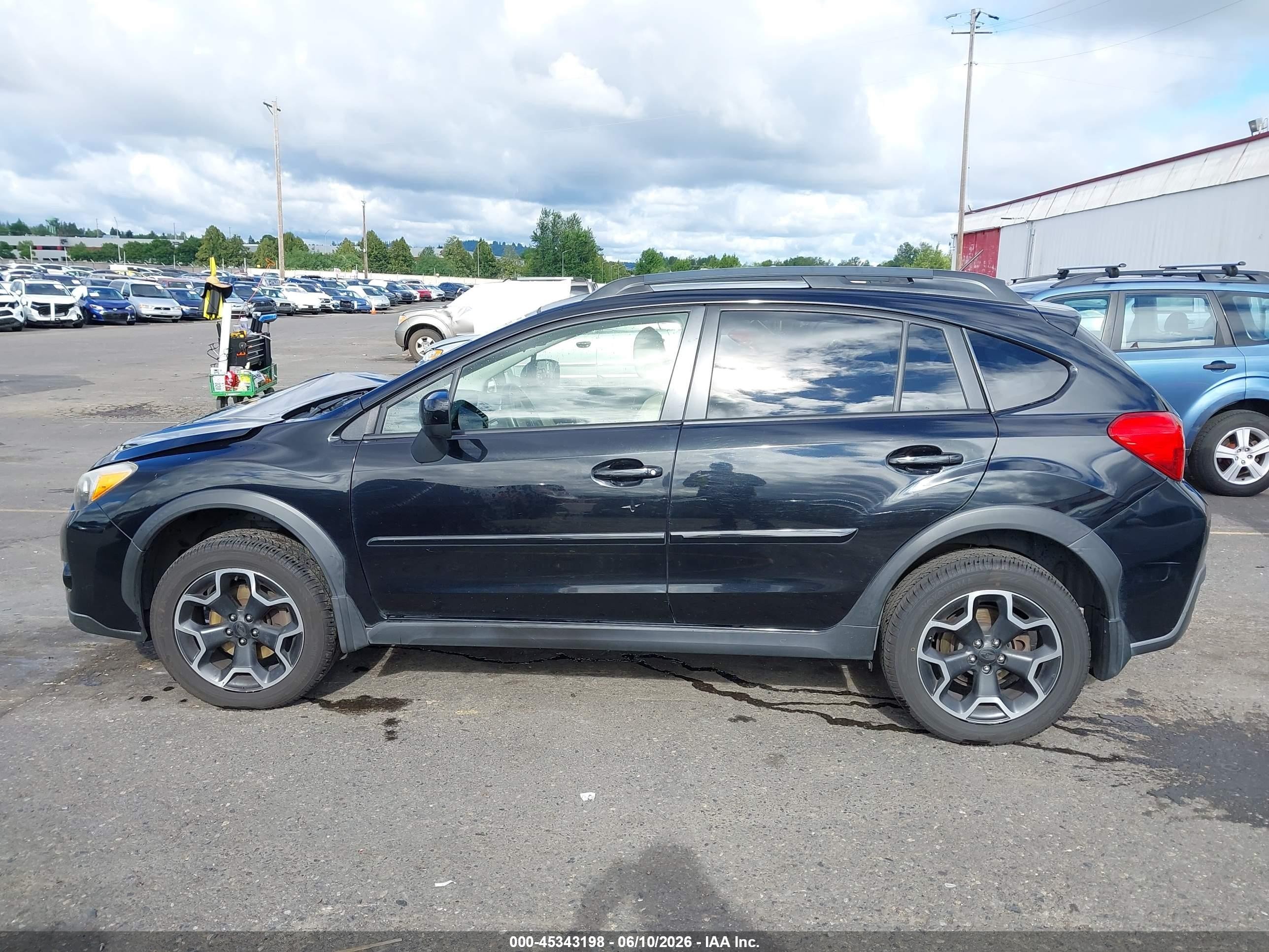 2013 Subaru Xv Crosstrek 2.0i Limited Black vin: JF2GPAKC2D2821751