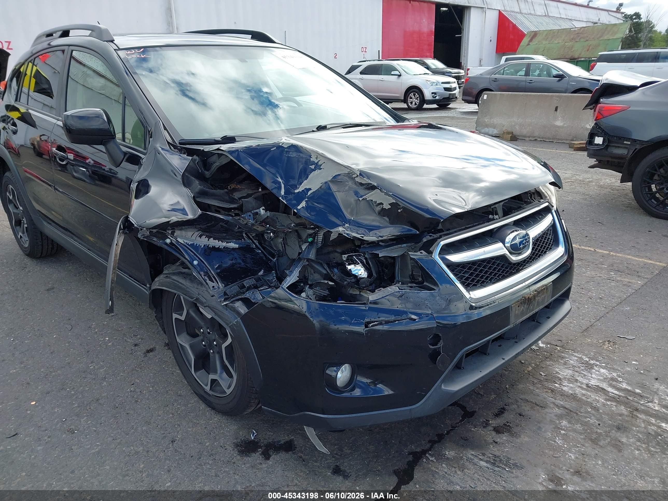 2013 Subaru Xv Crosstrek 2.0i Limited Black vin: JF2GPAKC2D2821751