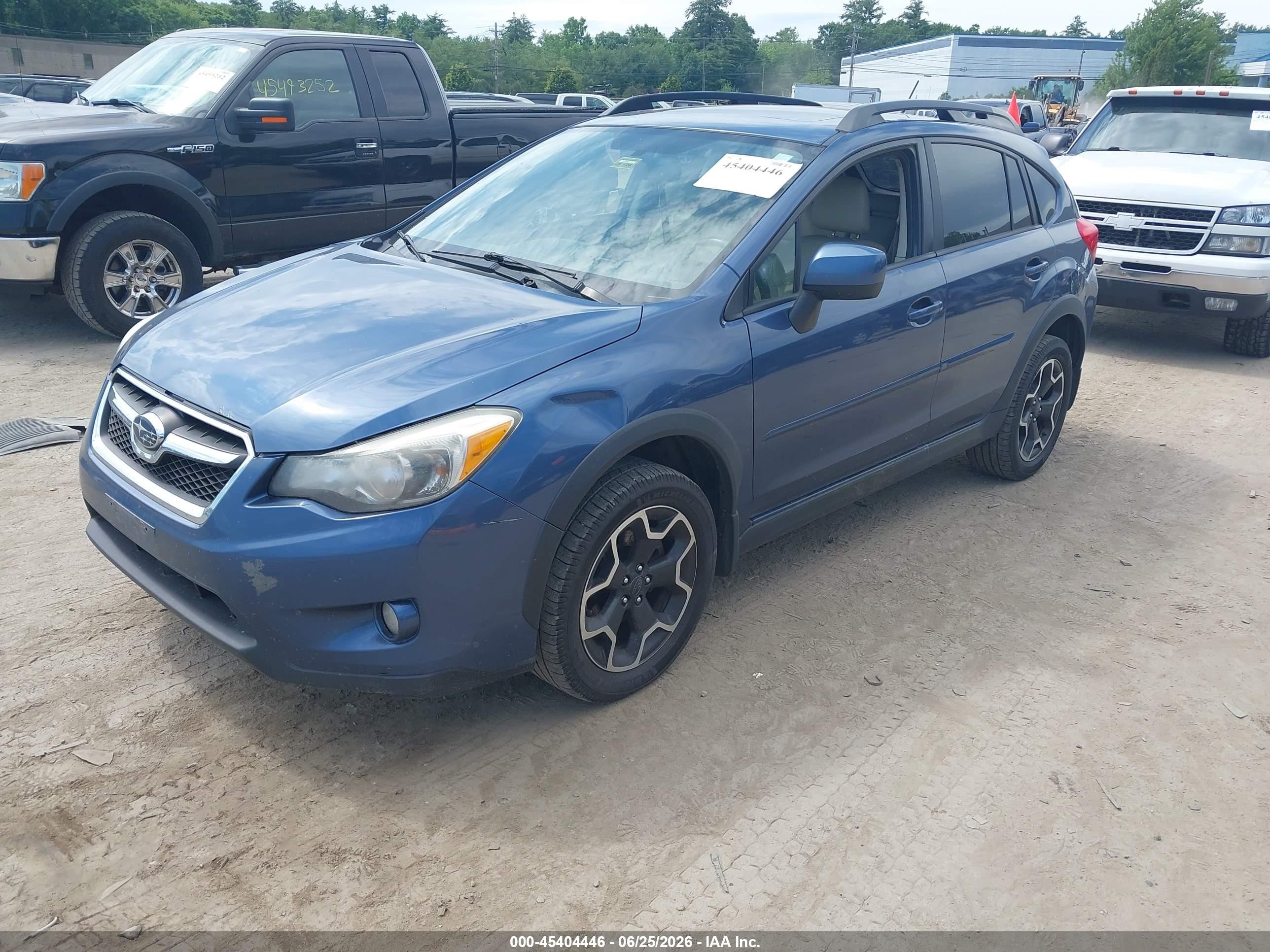 2013 Subaru Xv Crosstrek 2.0i Limited Blue vin: JF2GPAKC2D2833690