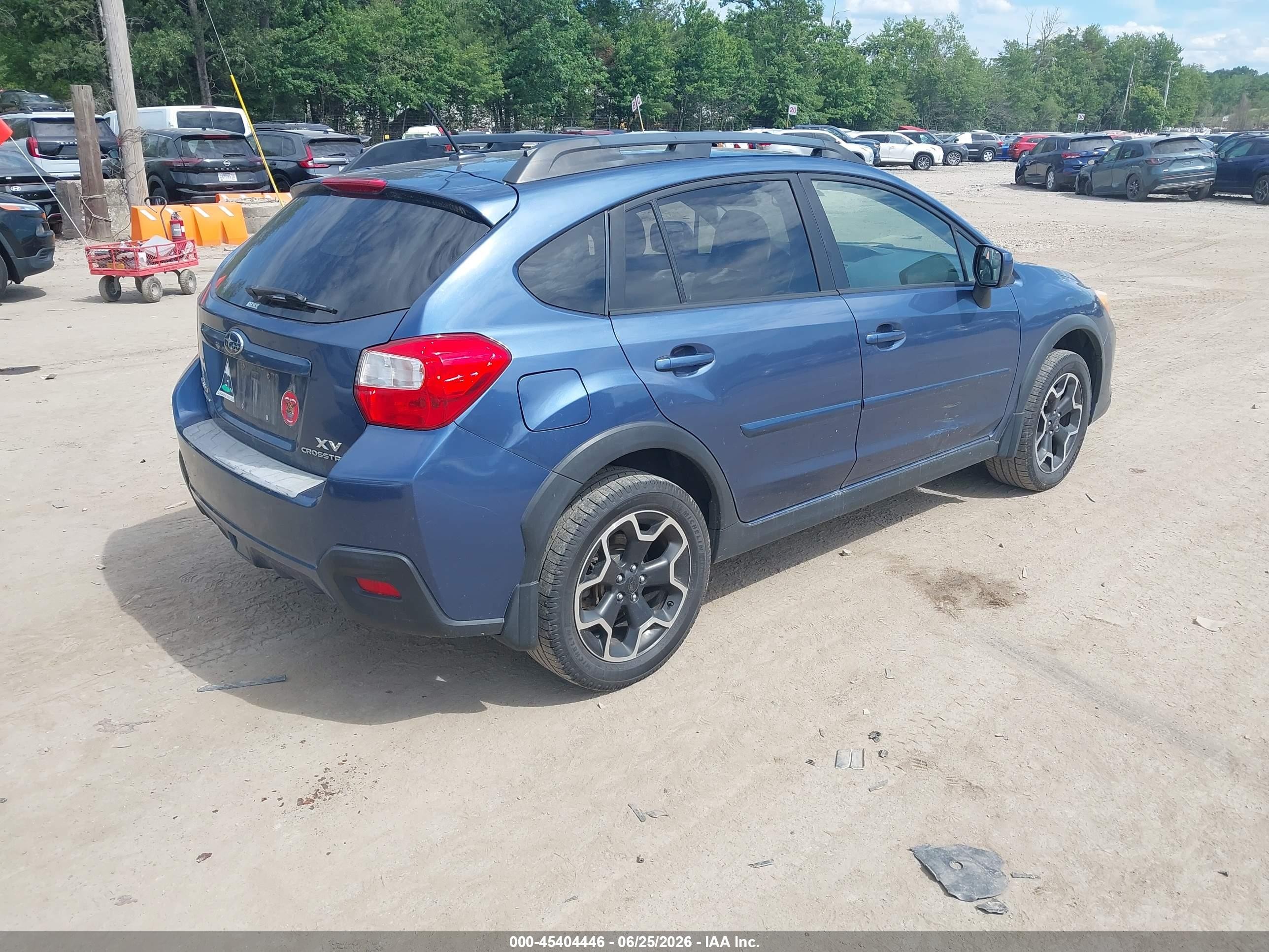 2013 Subaru Xv Crosstrek 2.0i Limited Blue vin: JF2GPAKC2D2833690