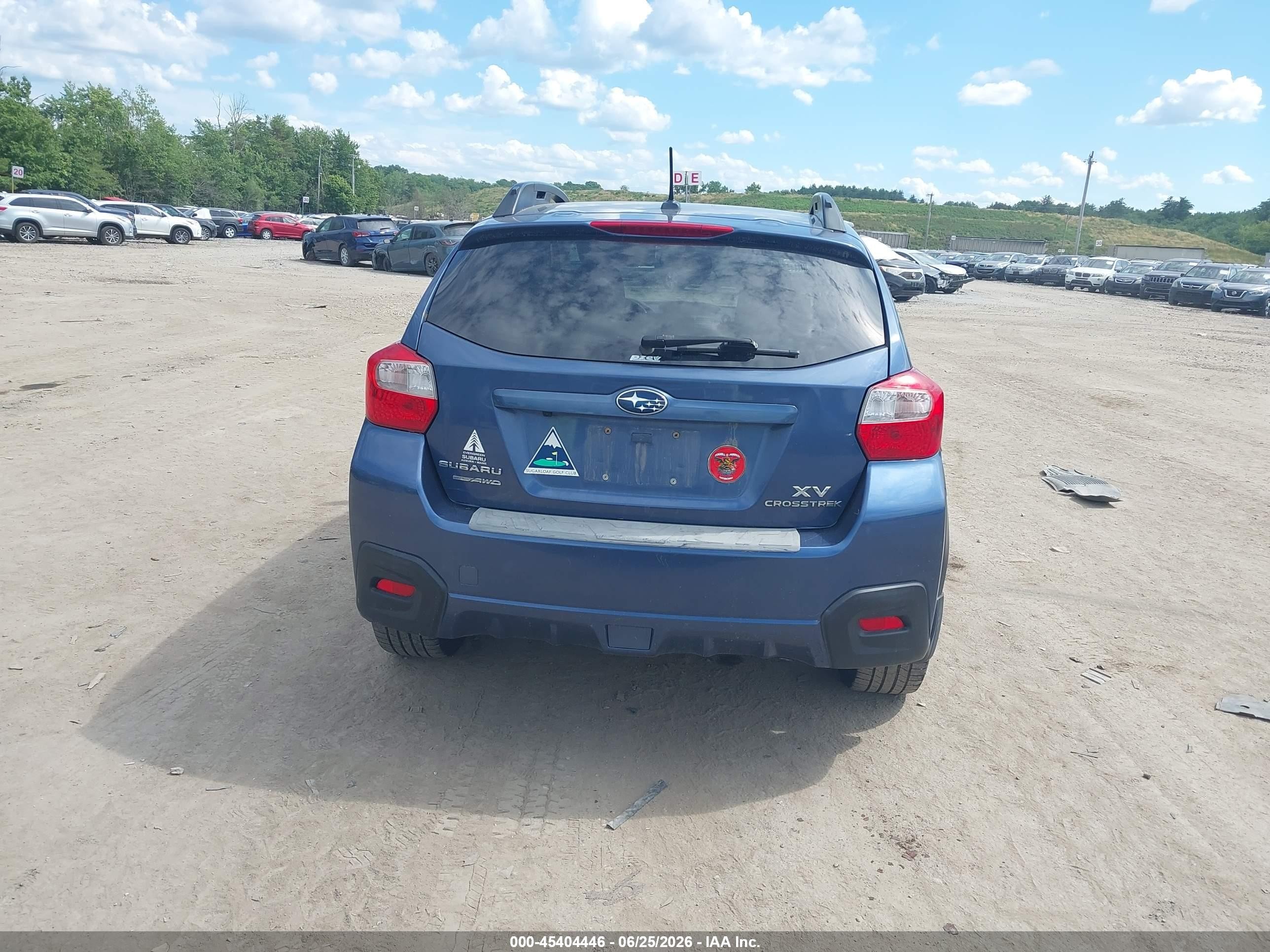 2013 Subaru Xv Crosstrek 2.0i Limited Blue vin: JF2GPAKC2D2833690