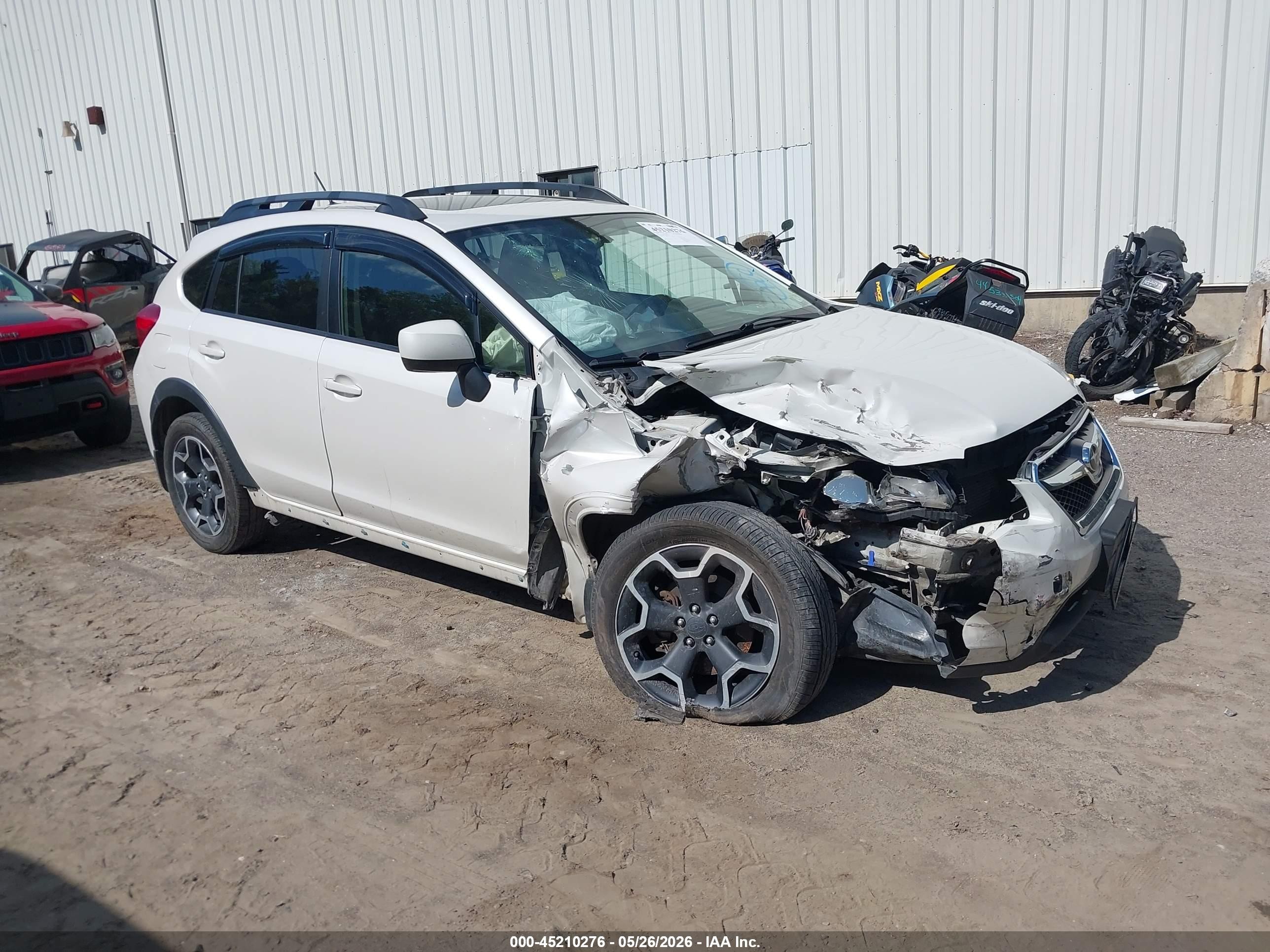 2013 Subaru Xv Crosstrek 2.0i Limited White vin: JF2GPAKC2D2853311
