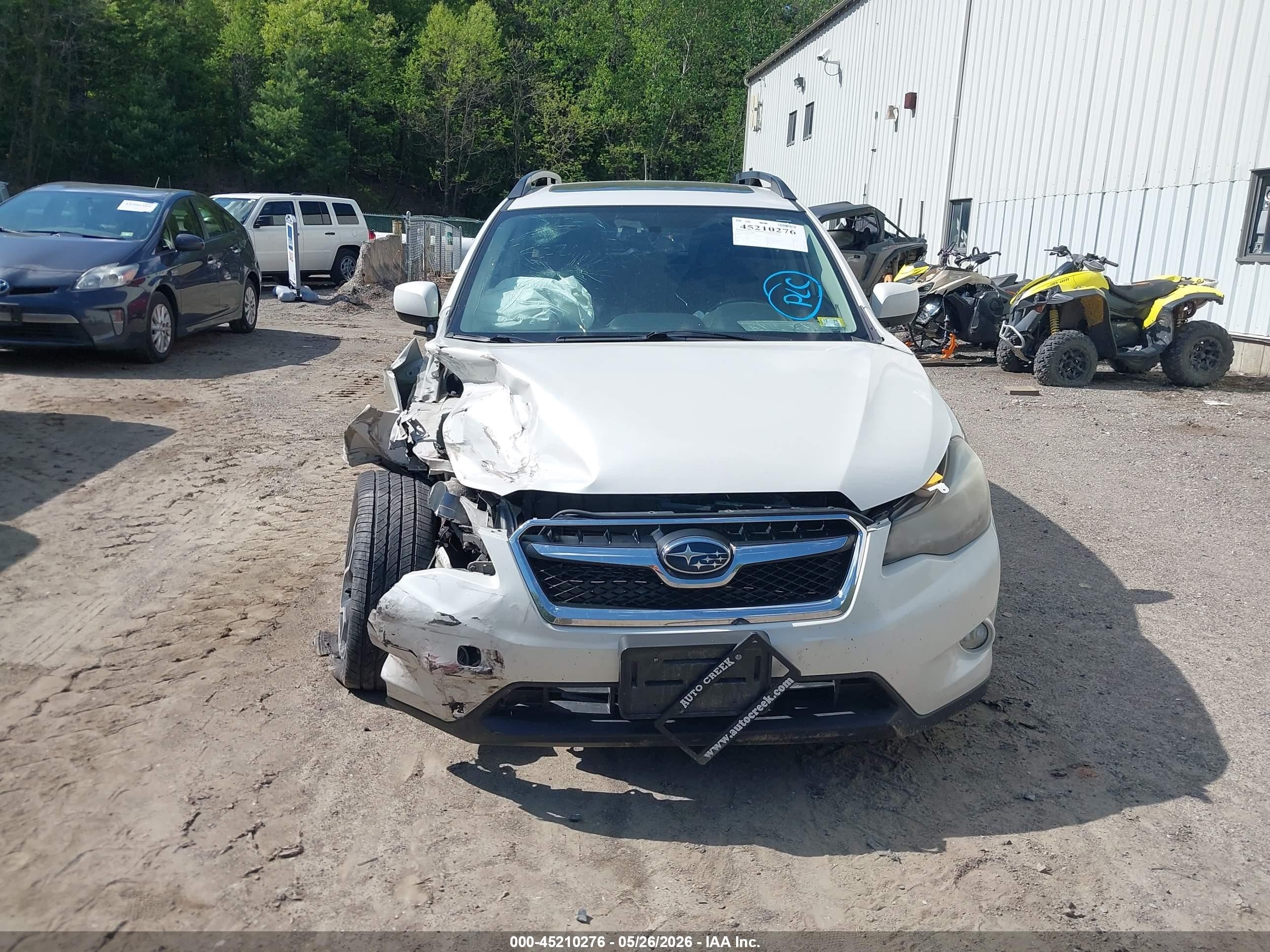 2013 Subaru Xv Crosstrek 2.0i Limited White vin: JF2GPAKC2D2853311