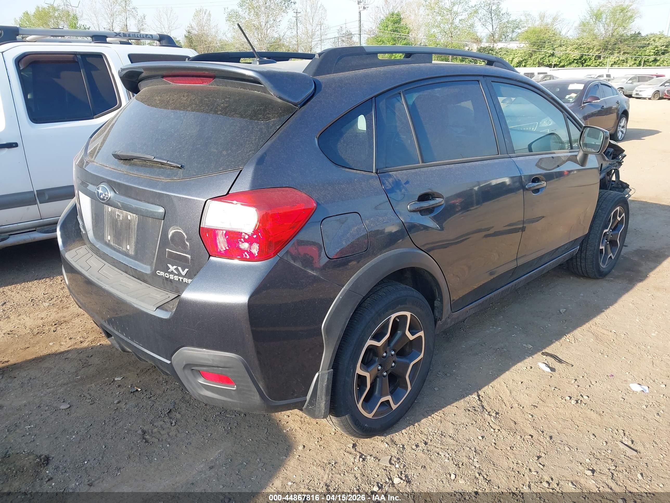 2014 Subaru Xv Crosstrek 2.0i Limited Серый vin: JF2GPAKC2E8287701