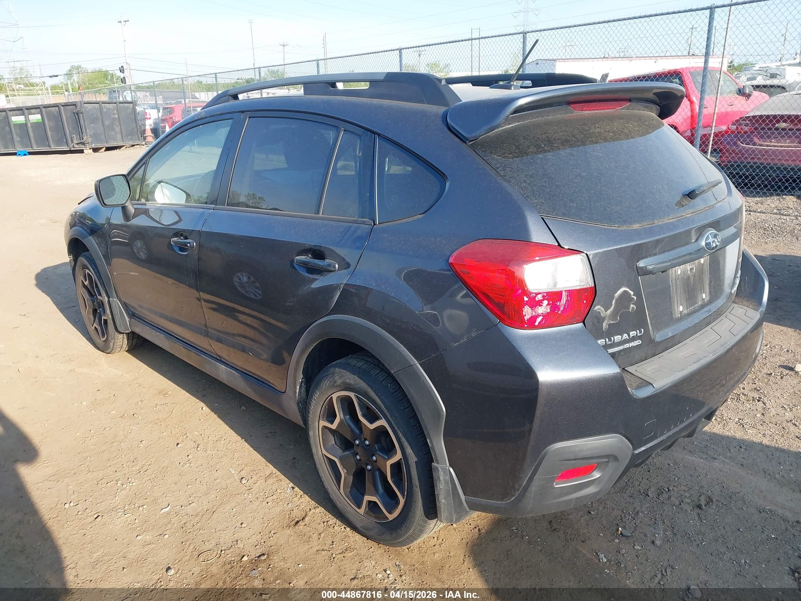 2014 Subaru Xv Crosstrek 2.0i Limited Серый vin: JF2GPAKC2E8287701