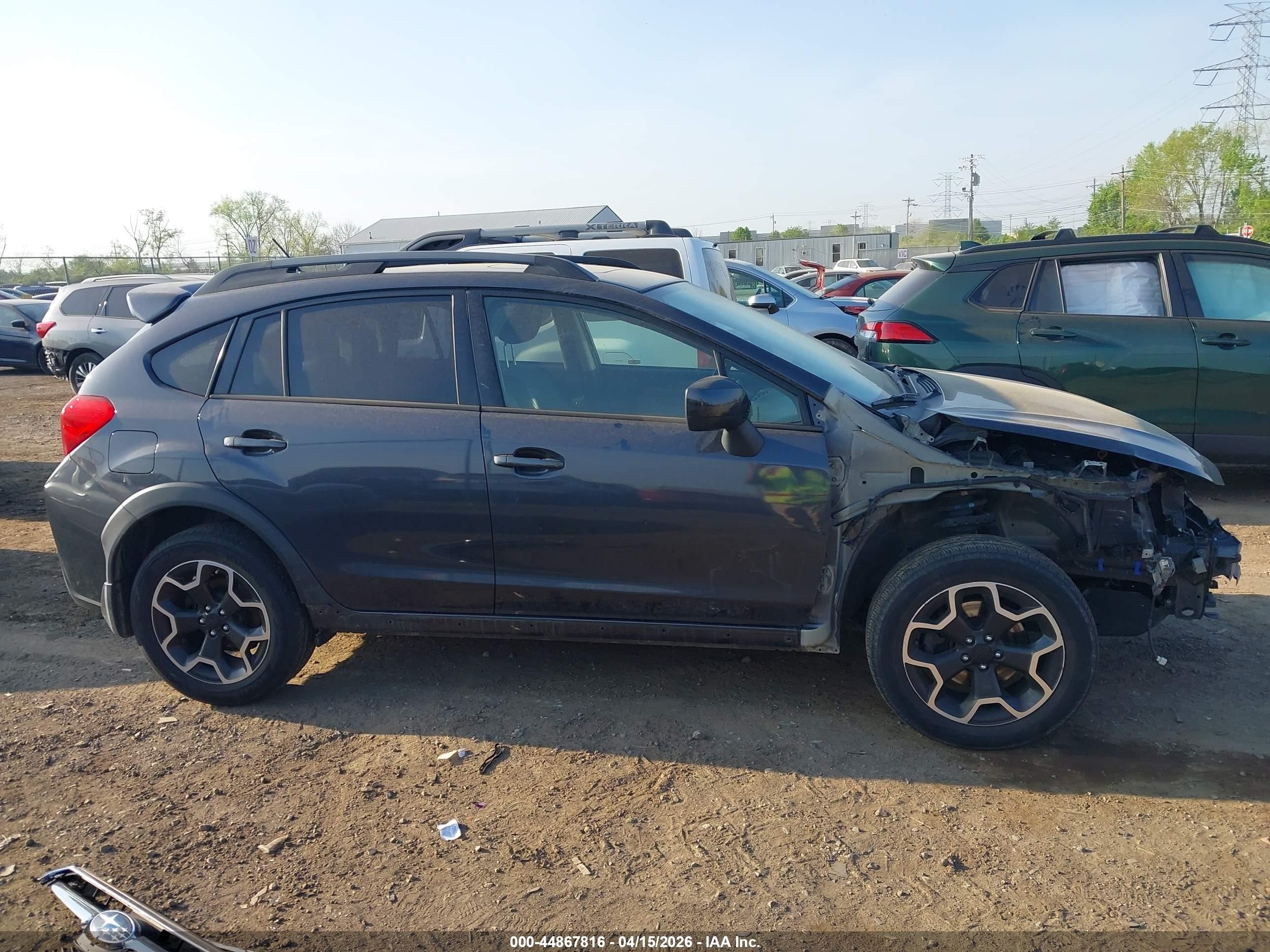 2014 Subaru Xv Crosstrek 2.0i Limited Серый vin: JF2GPAKC2E8287701