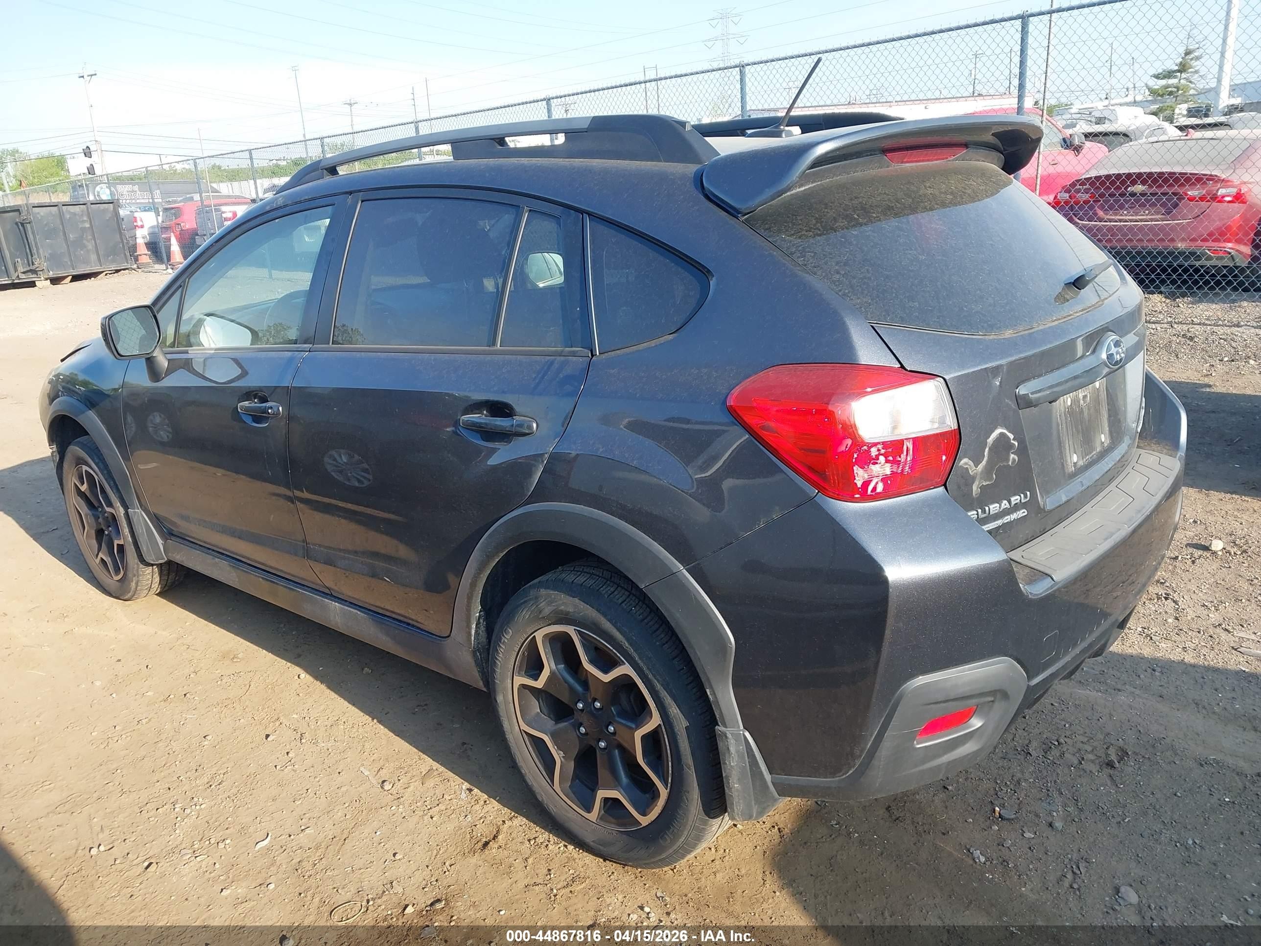 2014 Subaru Xv Crosstrek 2.0i Limited Серый vin: JF2GPAKC2E8287701