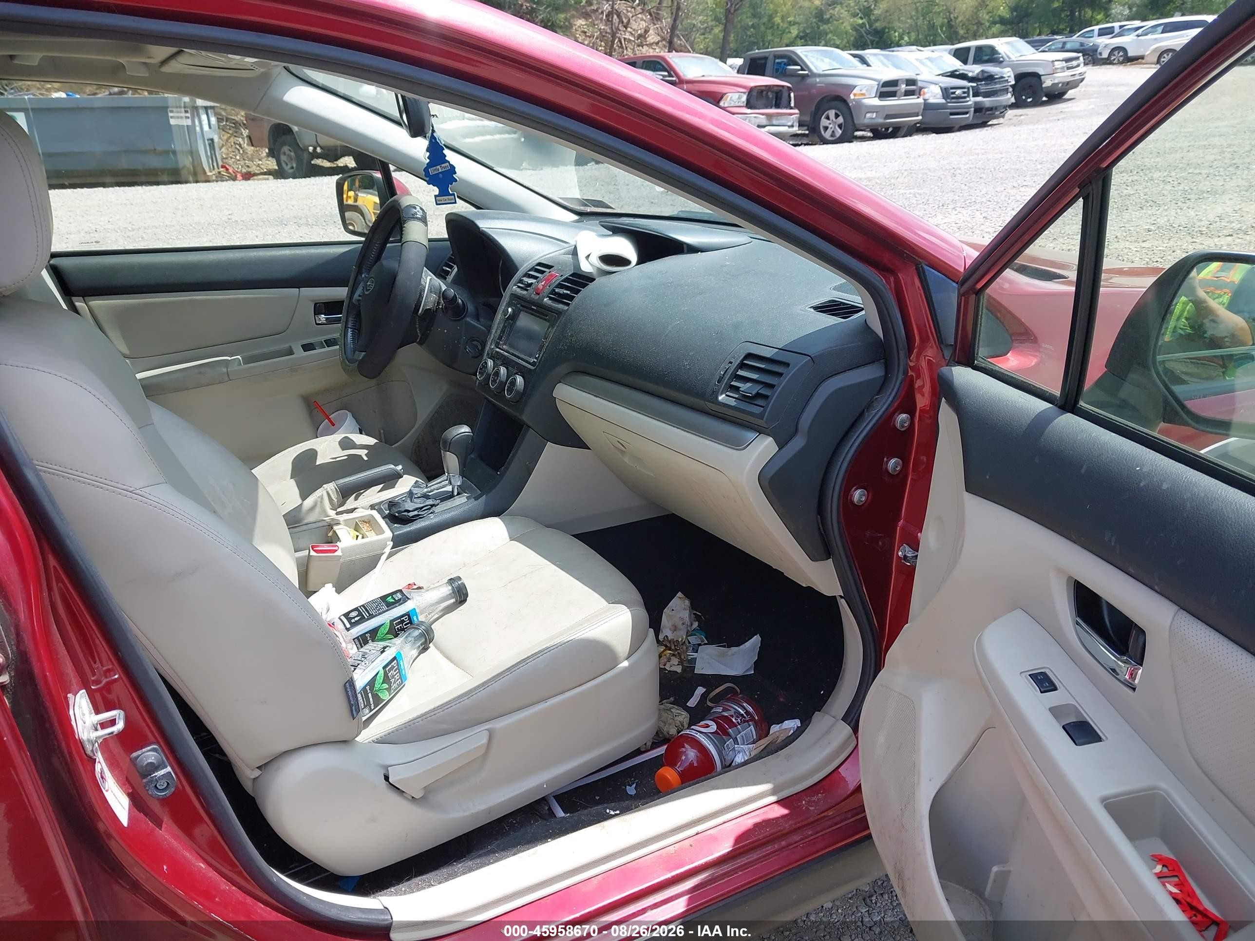 2014 Subaru Xv Crosstrek 2.0i Limited Maroon vin: JF2GPAKC2E8346214