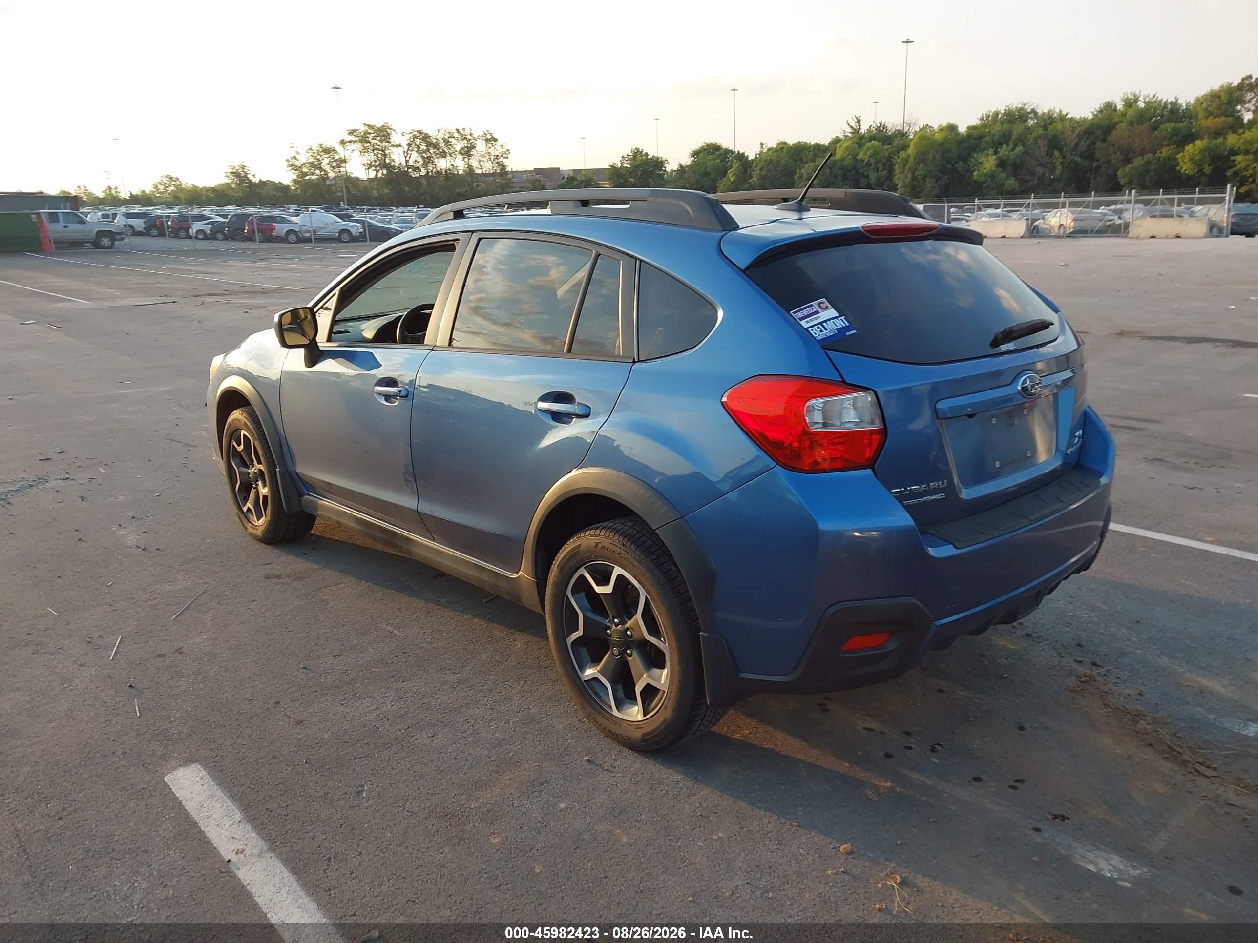2014 Subaru Xv Crosstrek 2.0i Limited Blue vin: JF2GPAKC2EH207488