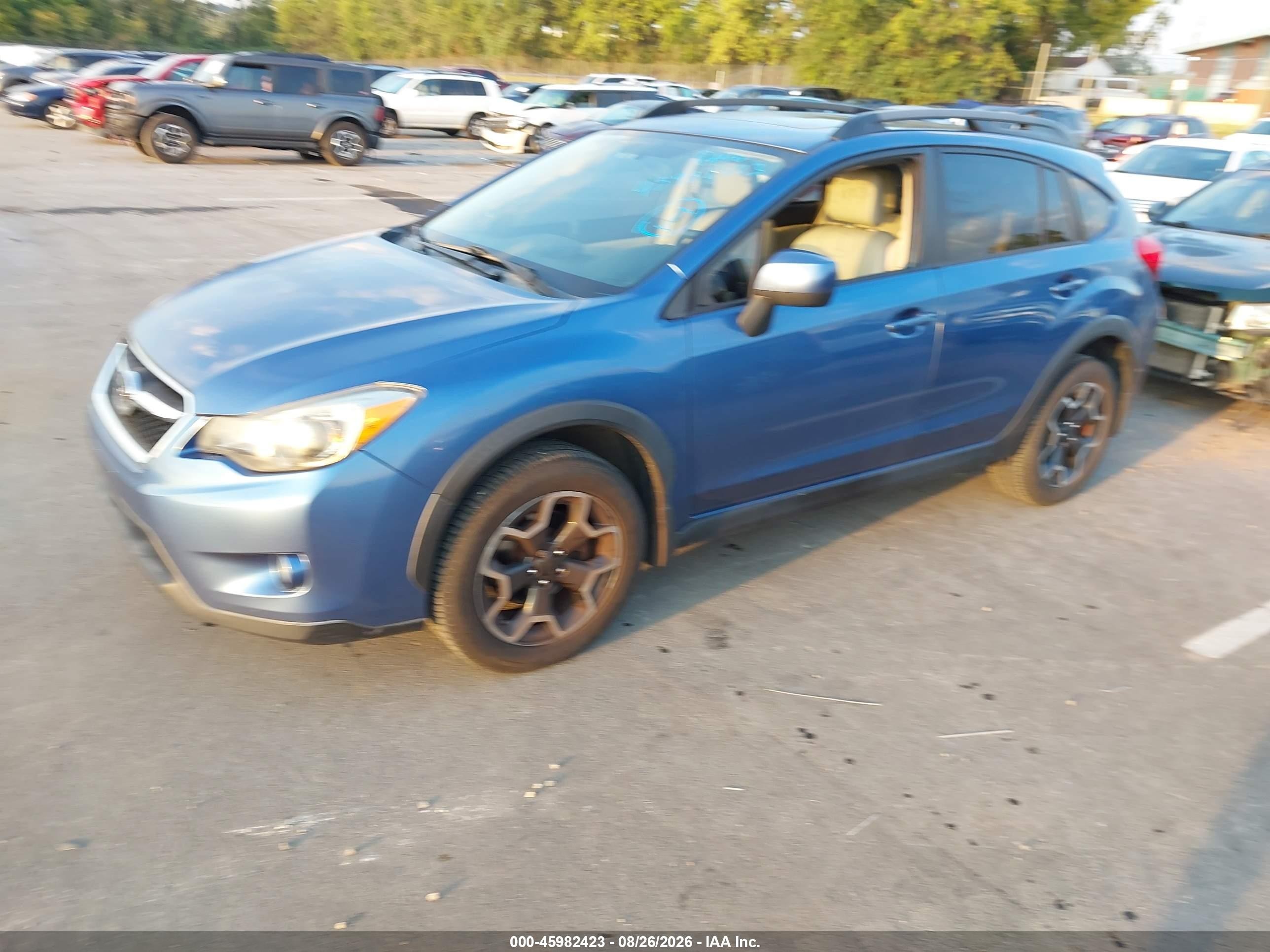 2014 Subaru Xv Crosstrek 2.0i Limited Blue vin: JF2GPAKC2EH207488