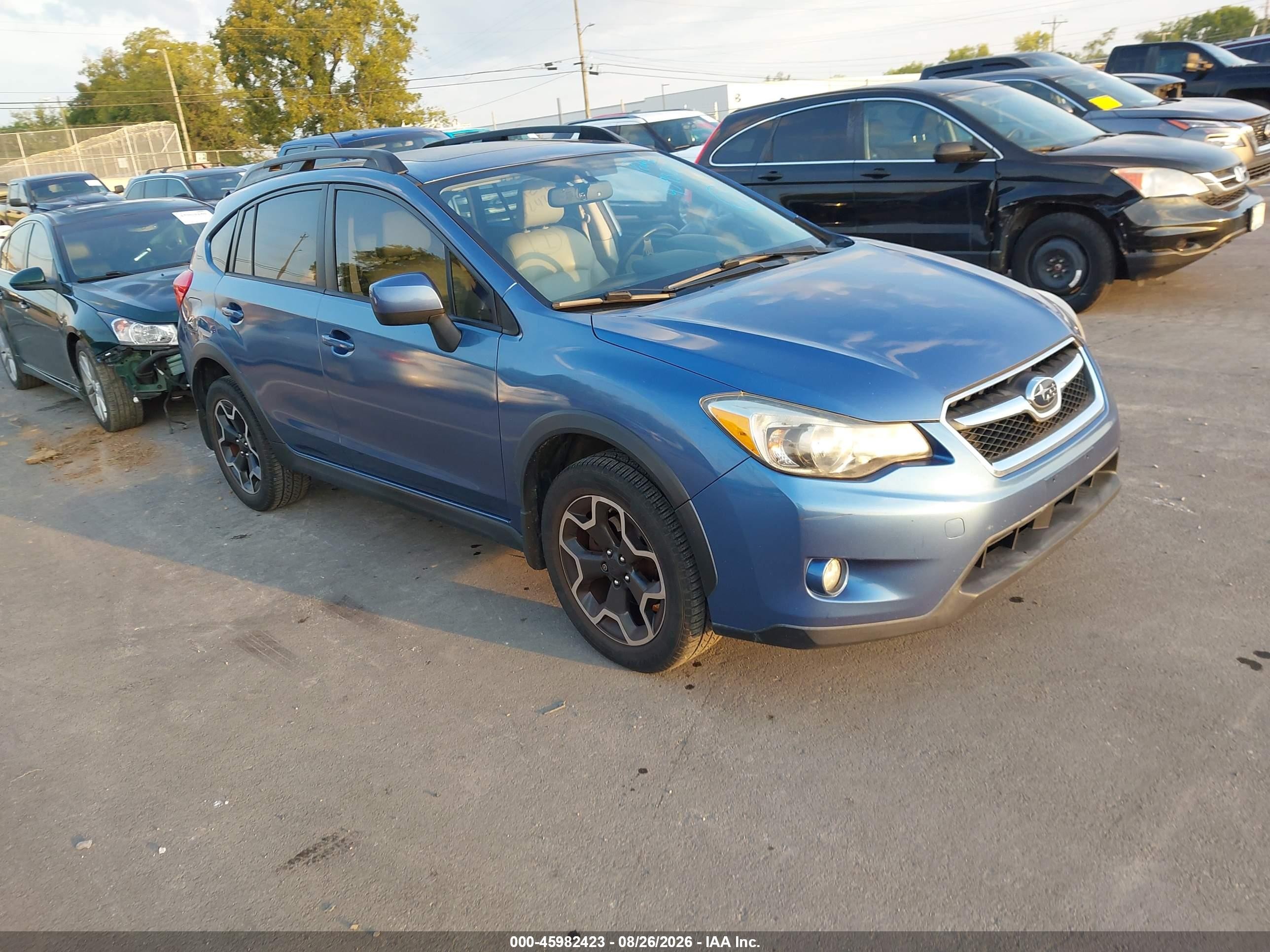 2014 Subaru Xv Crosstrek 2.0i Limited Blue vin: JF2GPAKC2EH207488