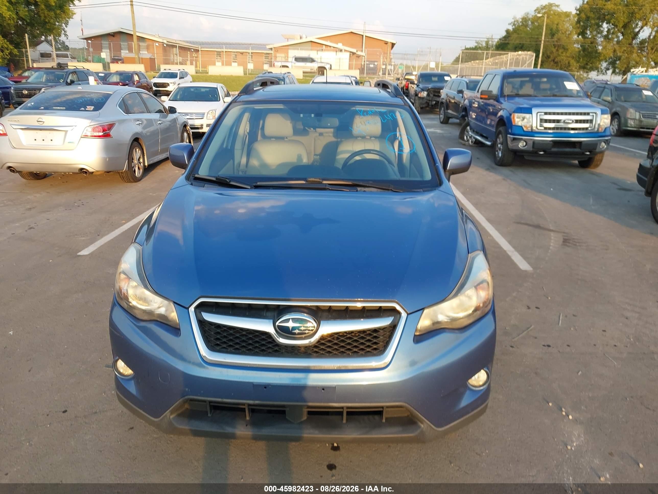 2014 Subaru Xv Crosstrek 2.0i Limited Blue vin: JF2GPAKC2EH207488