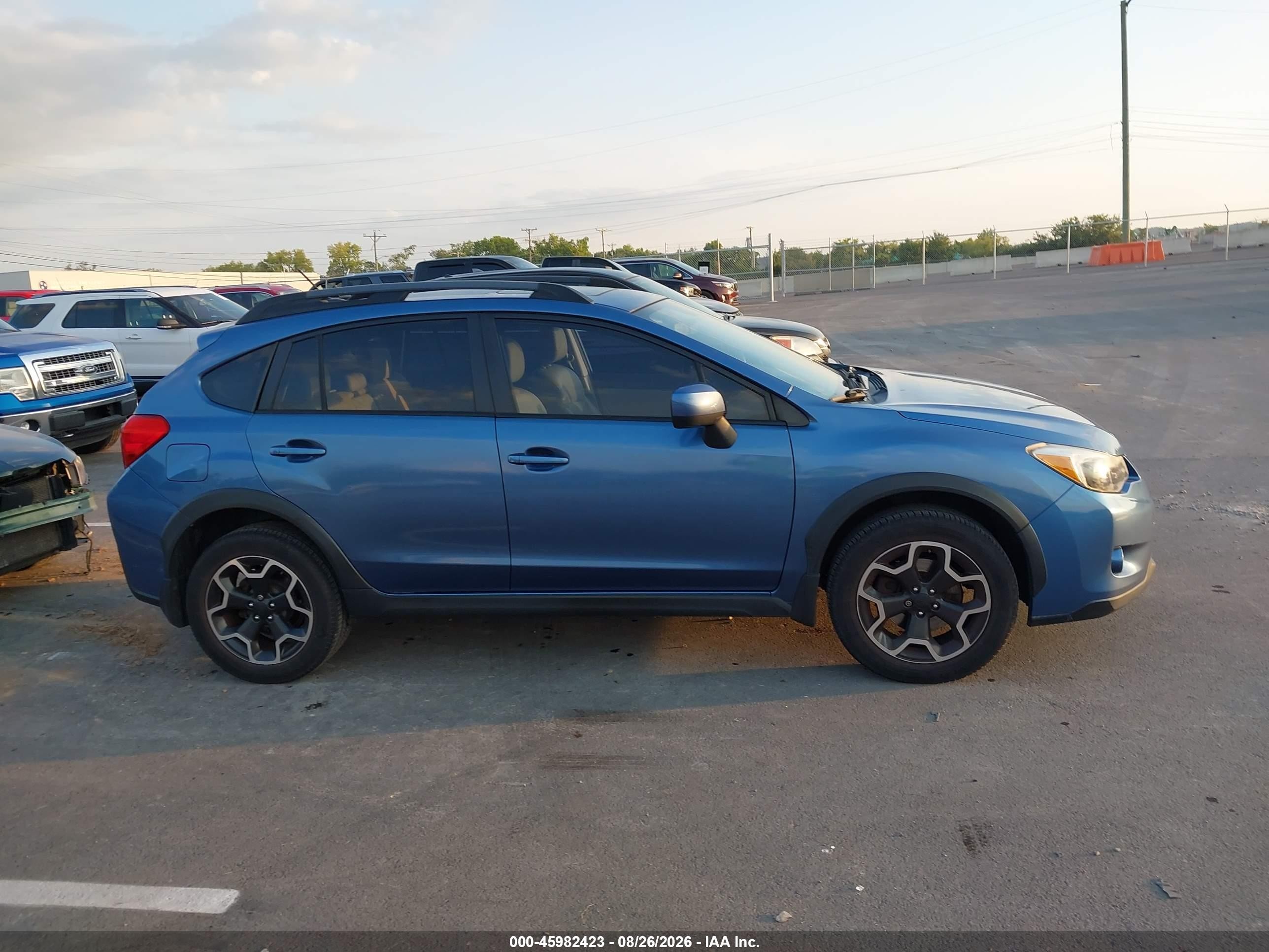 2014 Subaru Xv Crosstrek 2.0i Limited Blue vin: JF2GPAKC2EH207488