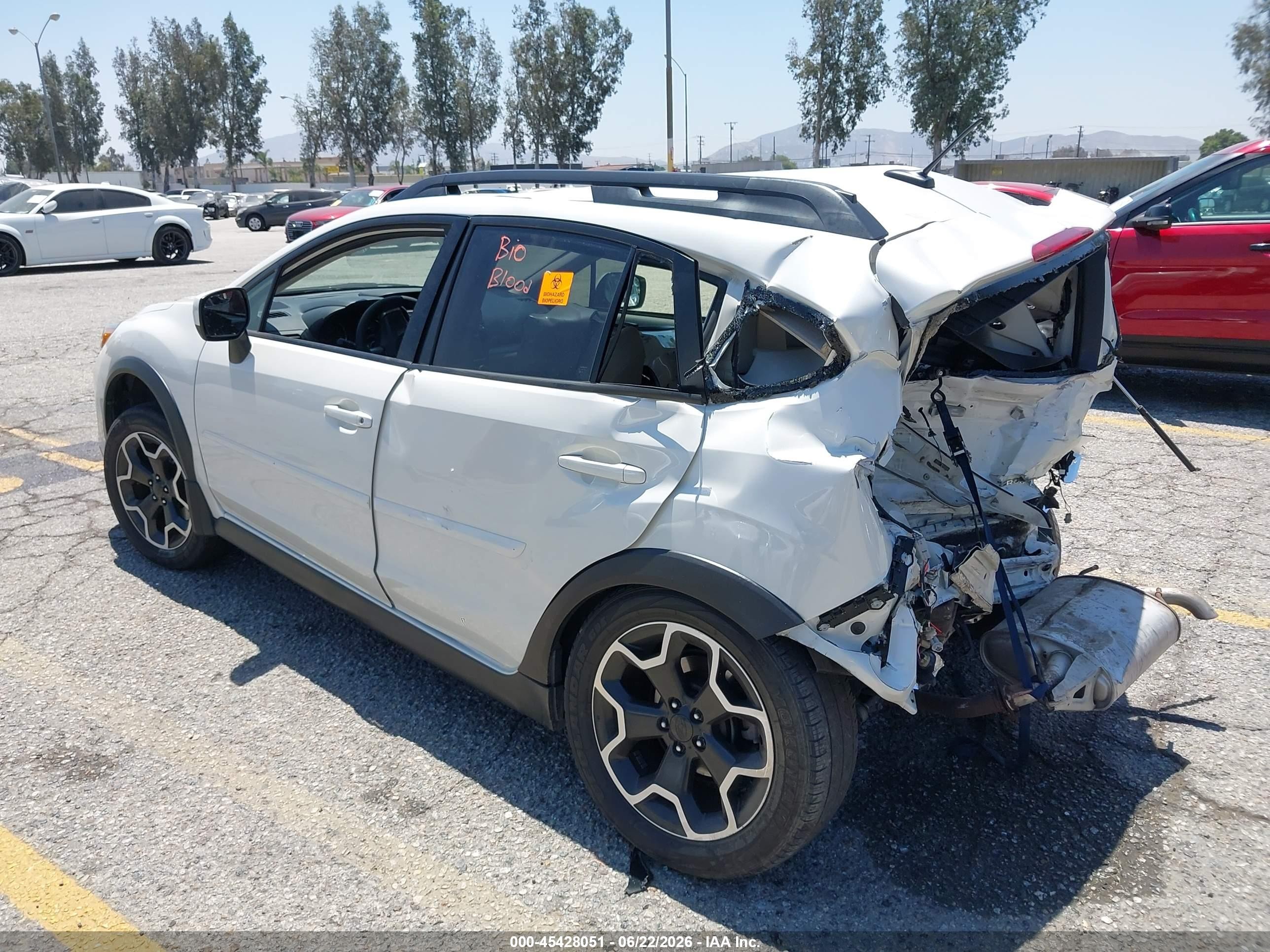 2014 Subaru Xv Crosstrek 2.0i Limited White vin: JF2GPAKC2EH317456